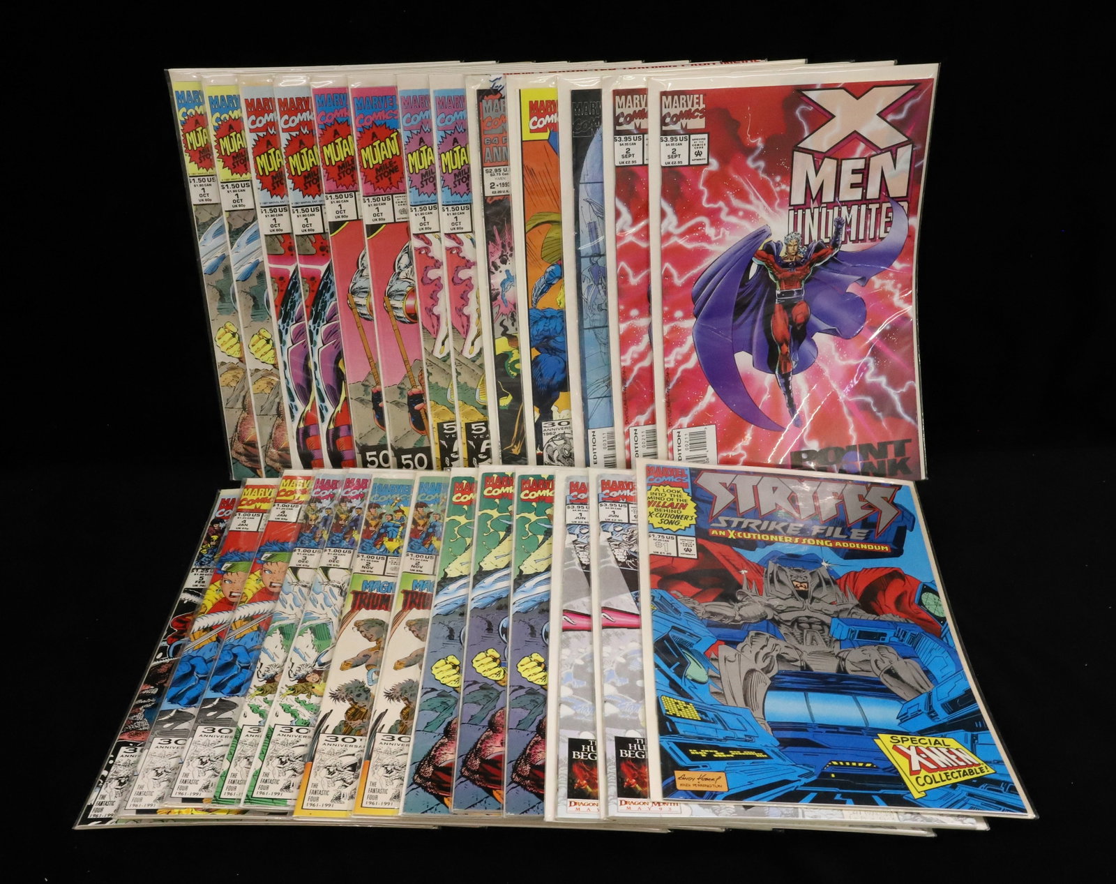 (26) Marvel Comics comic books: Large lot of "X-Men" comics PLEASE READ CAREFULLY - ITEMS MUST BE PAID FOR THROUGH LIVE AUCTIONEERS OR WITH CASH OR CHECK IN PERSON - Terms for Purchasing and Shipping of Auction Items. Please read