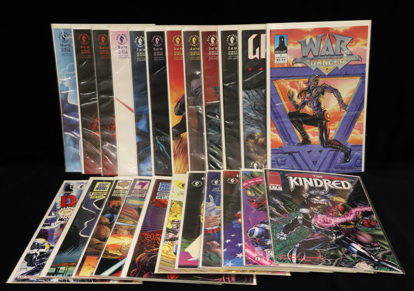 (23) Comic books: Dark Horse, Image, Malibu Comics PLEASE READ CAREFULLY - ITEMS MUST BE PAID FOR THROUGH LIVE AUCTIONEERS OR WITH CASH OR CHECK IN PERSON - Terms for Purchasing and Shipping of Auction Items. Please