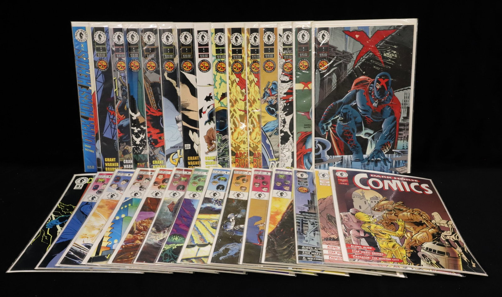 (29) Dark Horse Comics comic books: X, "Robocop", "Aliens", and more titles PLEASE READ CAREFULLY - ITEMS MUST BE PAID FOR THROUGH LIVE AUCTIONEERS OR WITH CASH OR CHECK IN PERSON - Terms for Purchasing and Shipping of Auction Items.