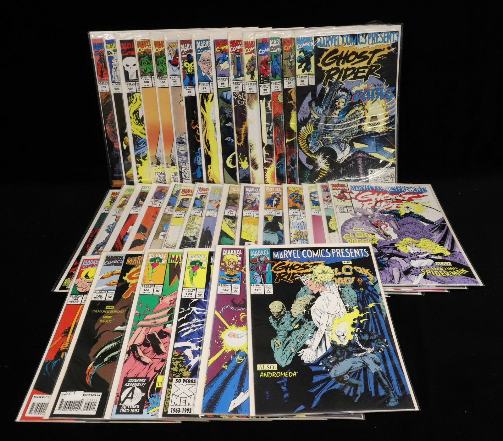 (35) Marvel comics comic books: Ghost Rider from Marvel Comics PLEASE READ CAREFULLY - ITEMS MUST BE PAID FOR THROUGH LIVE AUCTIONEERS OR WITH CASH OR CHECK IN PERSON - Terms for Purchasing and Shipping of Auction Items. Please