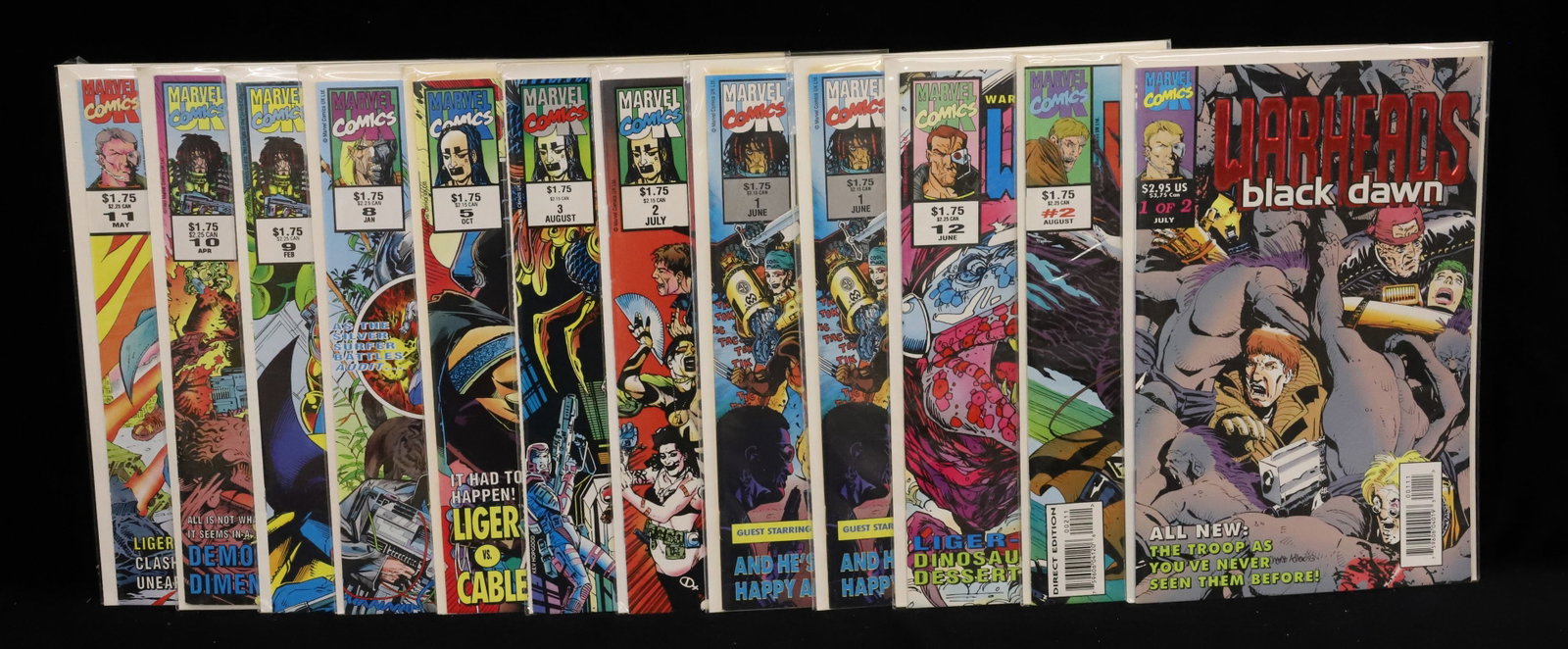 (12) Marvel comics comic books