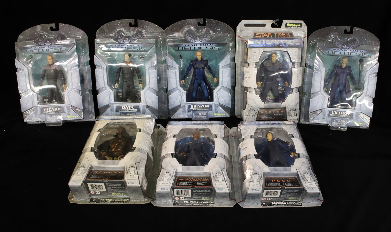 Lot of Star Trek Nemesis and Enterprise Action Figures (1 of 6)