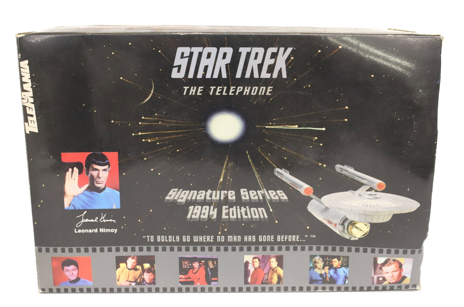 Star Trek Telephone: 1994 Edition. Original Box. PLEASE READ CAREFULLY - ITEMS MUST BE PAID FOR THROUGH LIVE AUCTIONEERS OR WITH CASH OR CHECK IN PERSON - Terms for Purchasing and Shipping of Auction Items. Please read ca