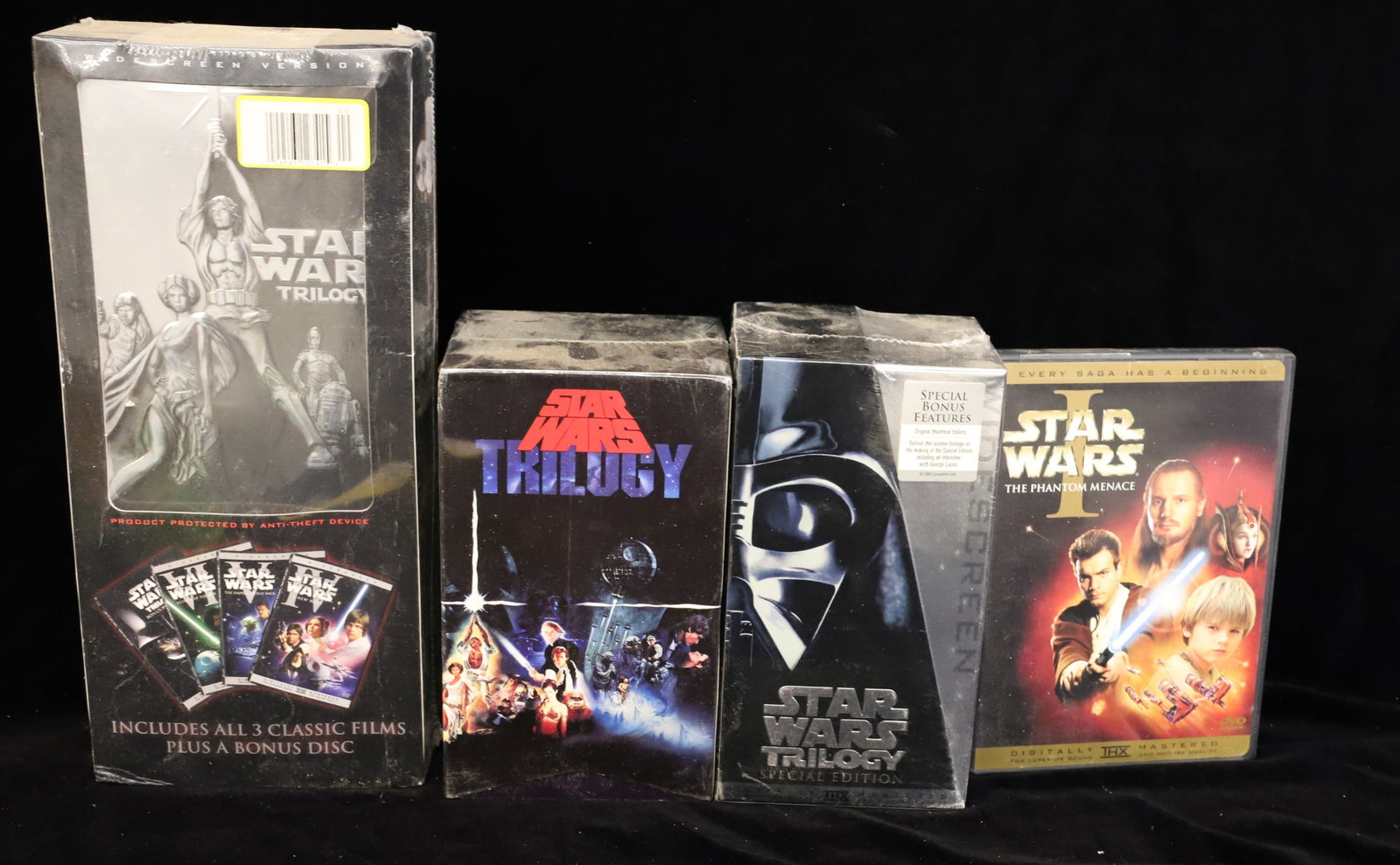 Lot of Star Wars VHS and DVDs (1 of 4)