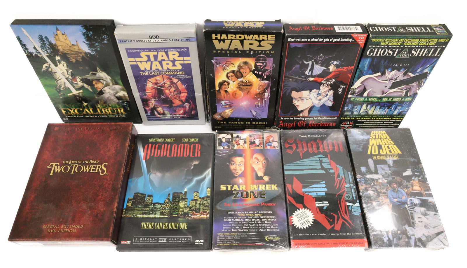 Lot of VHS, DVD and Cassette Tape (1 of 3)