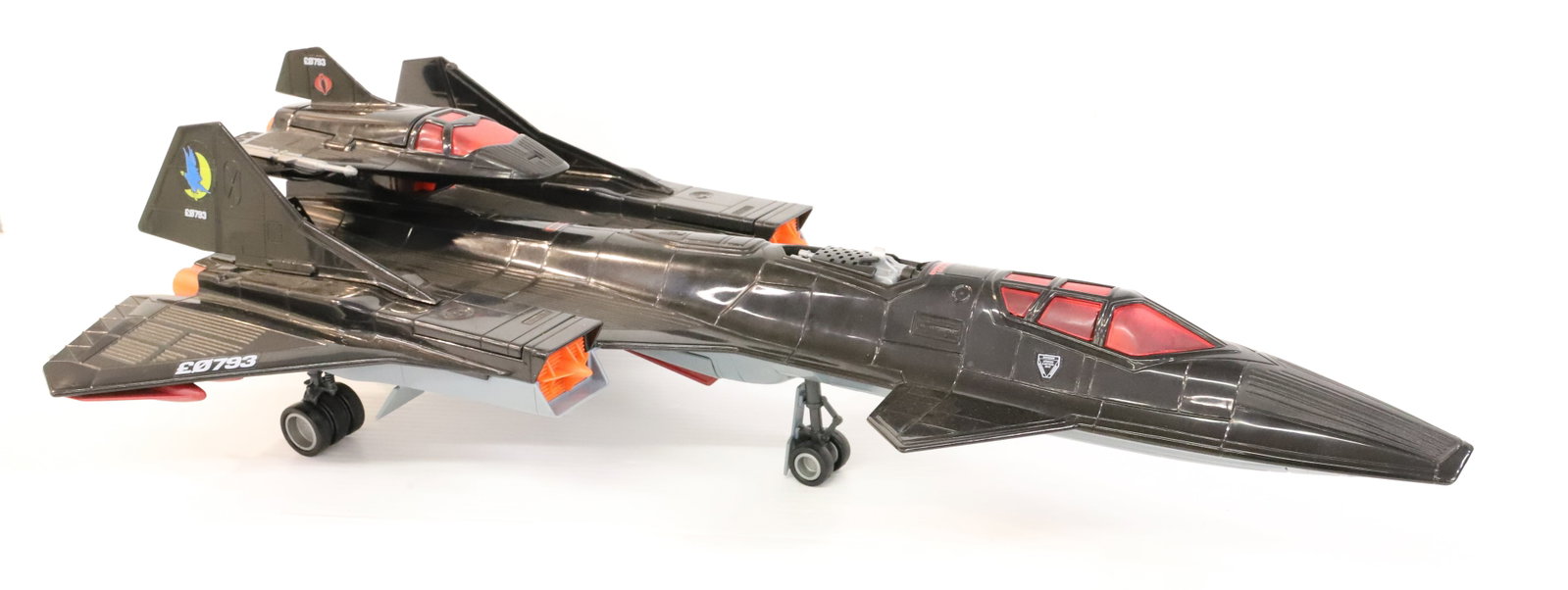 G.I. Joe Cobra Night Raven Recon Jet: 1986 Hasbro. PLEASE READ CAREFULLY - ITEMS MUST BE PAID FOR THROUGH LIVE AUCTIONEERS OR WITH CASH OR CHECK IN PERSON - Terms for Purchasing and Shipping of Auction Items. Please read carefully before 