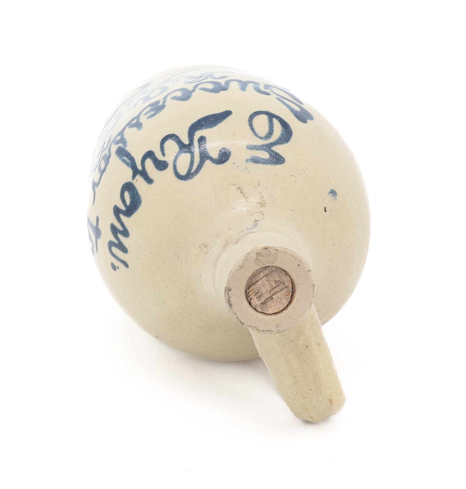 PATERSON, NJ BLUE SCRIPT ADVERTISING JUG - 5