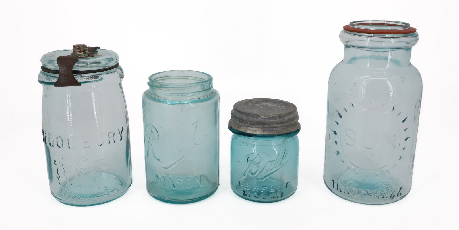 (4) ANTIQUE FRUIT JARS (1 of 5)