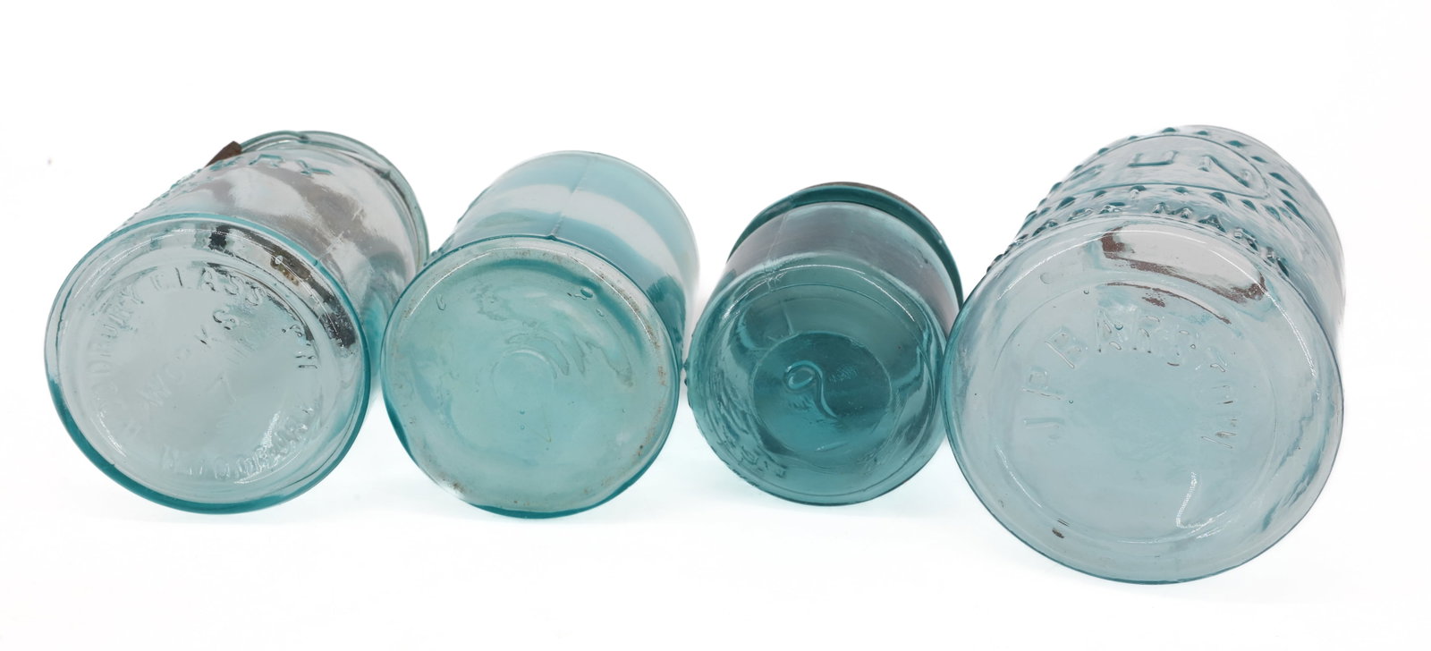 (4) ANTIQUE FRUIT JARS - 4