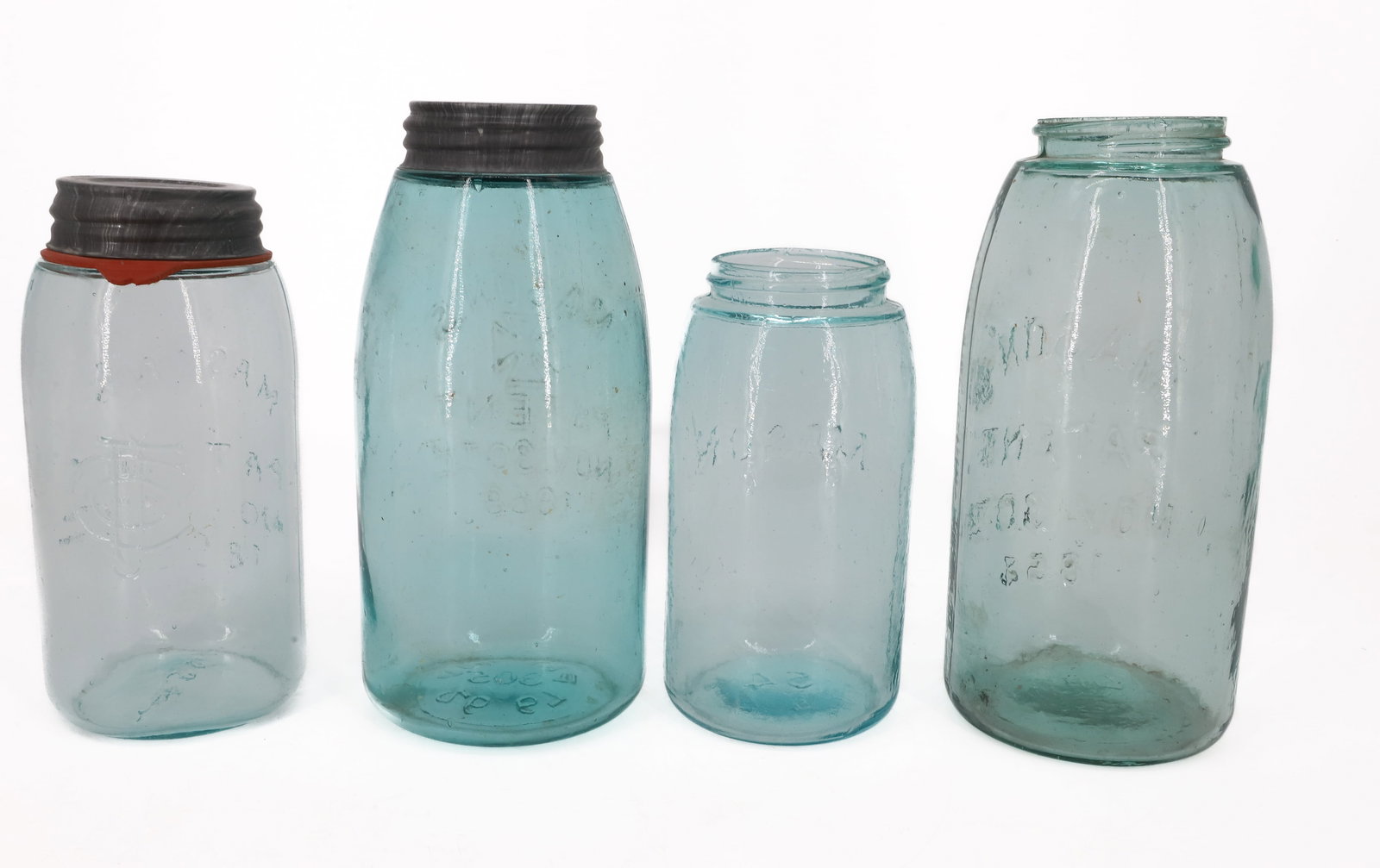 (4) MASON'S FRUIT JARS - 7