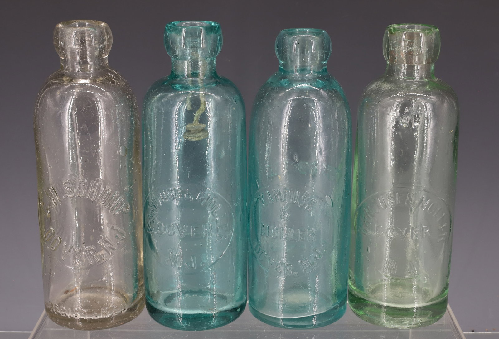 (4) DOVER, NJ BOTTLES (1 of 6)