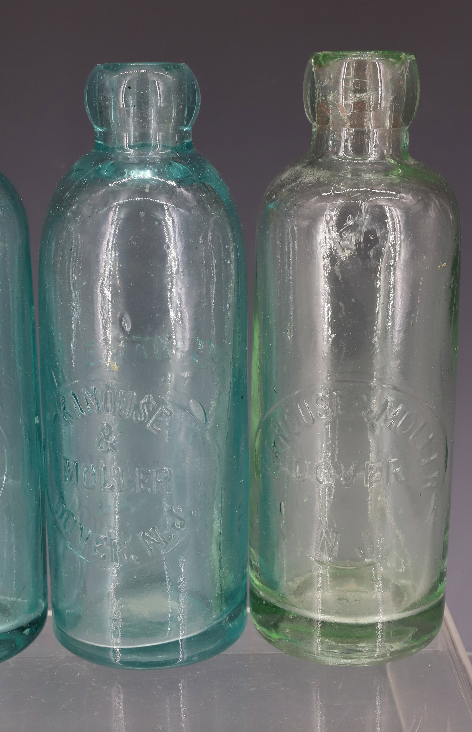 (4) DOVER, NJ BOTTLES - 3