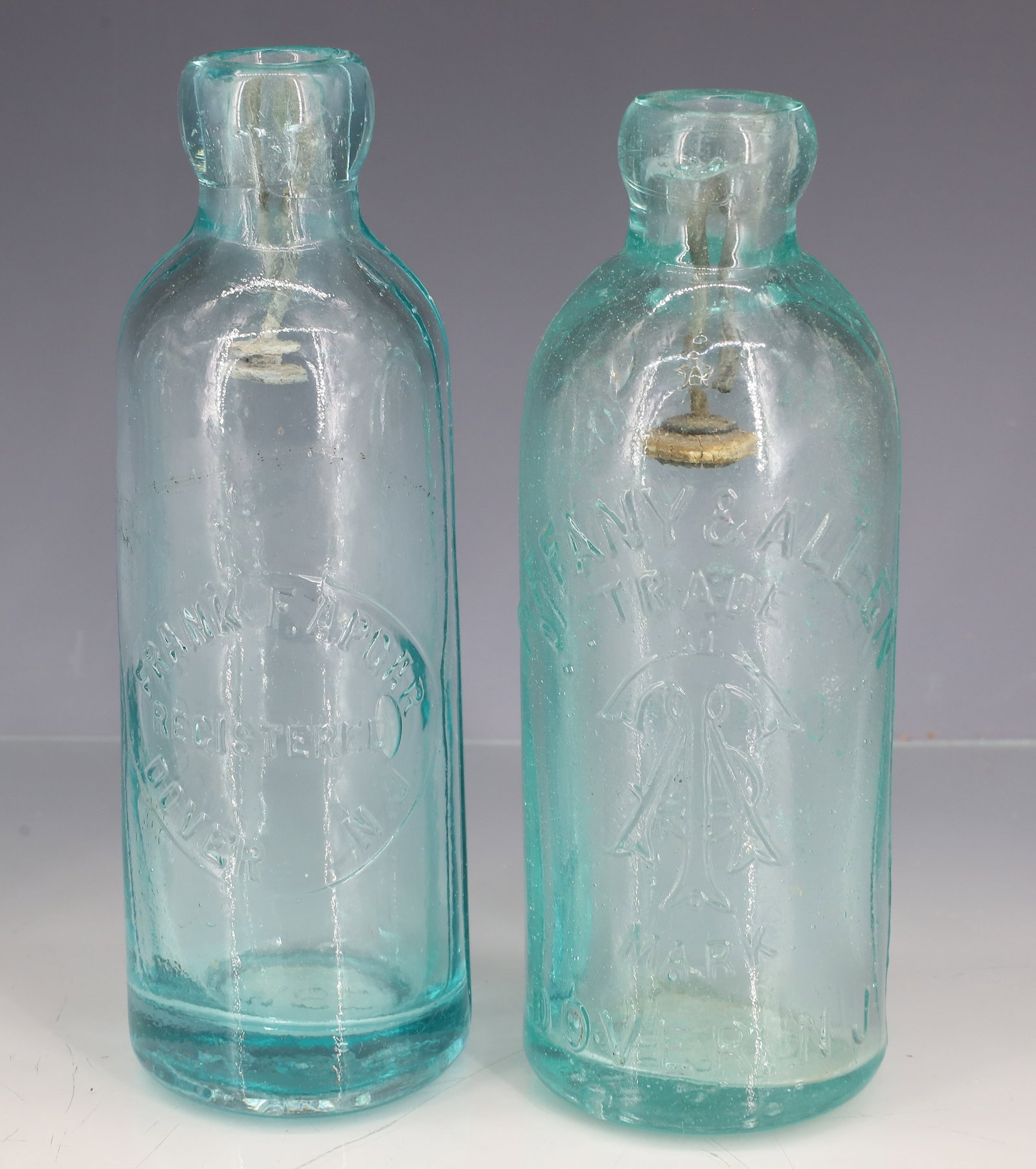 (4) DOVER, NJ BOTTLES - 2