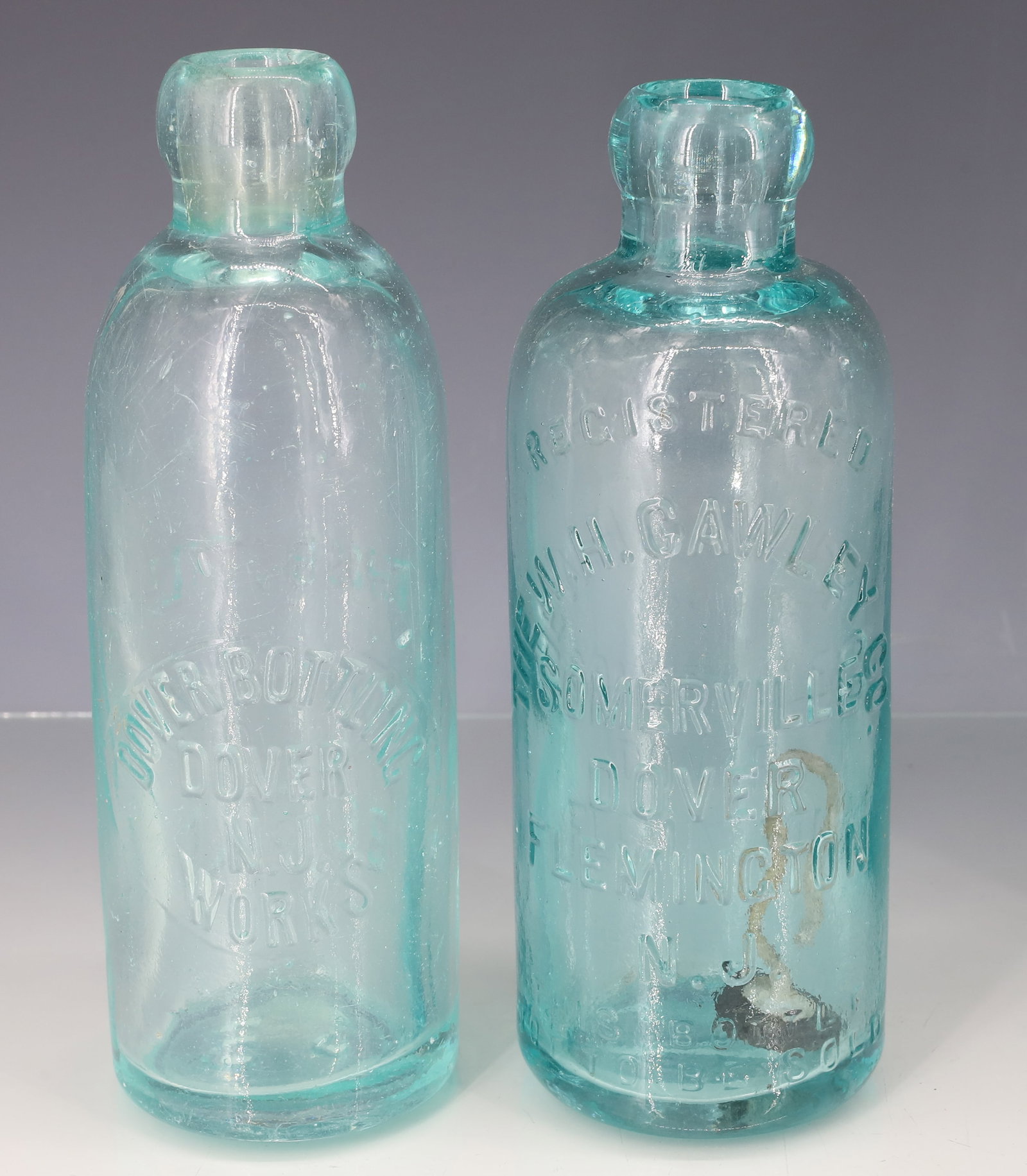 (4) DOVER, NJ BOTTLES - 3