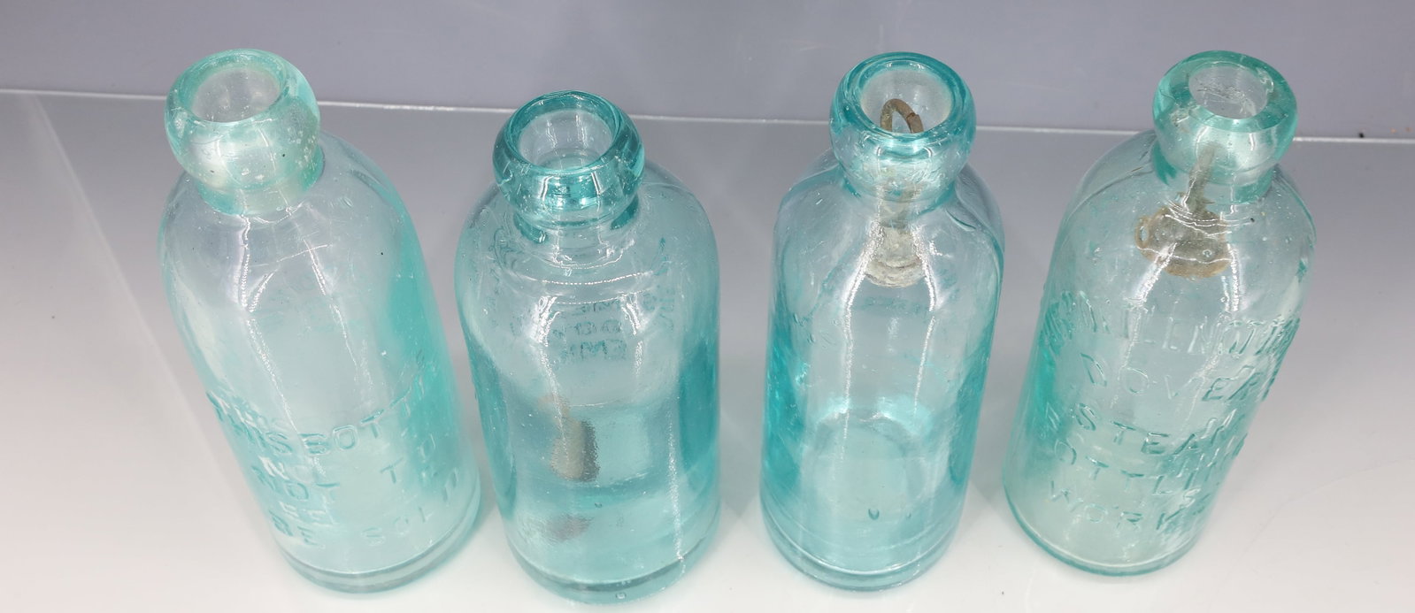 (4) DOVER, NJ BOTTLES - 5