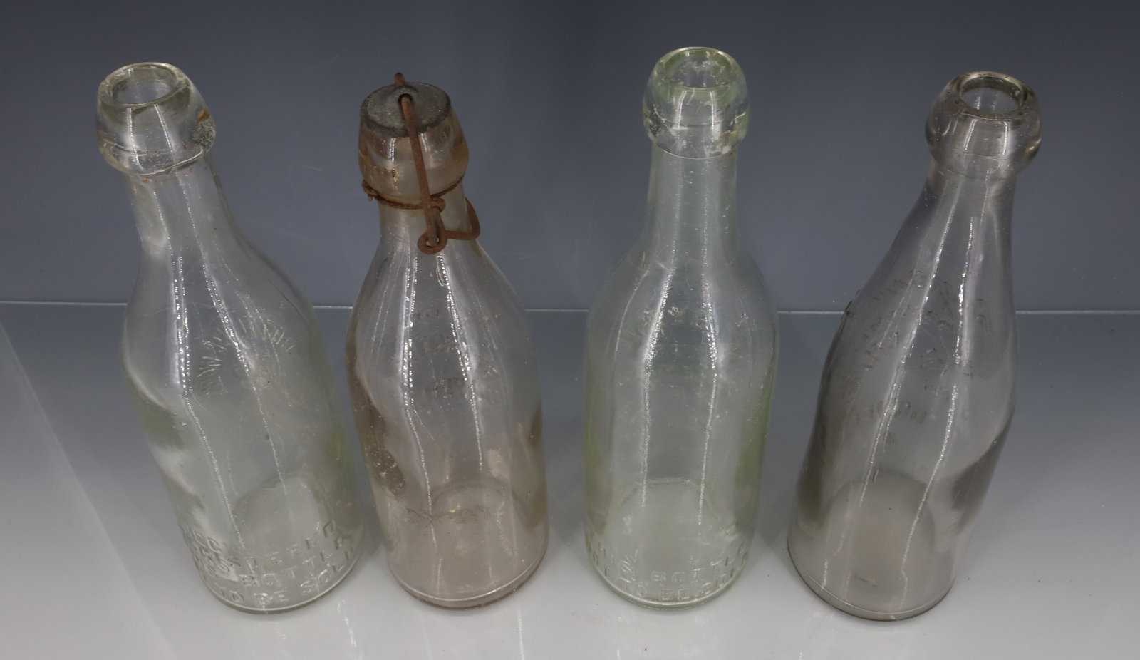 (4) DOVER, NJ BOTTLES - 3