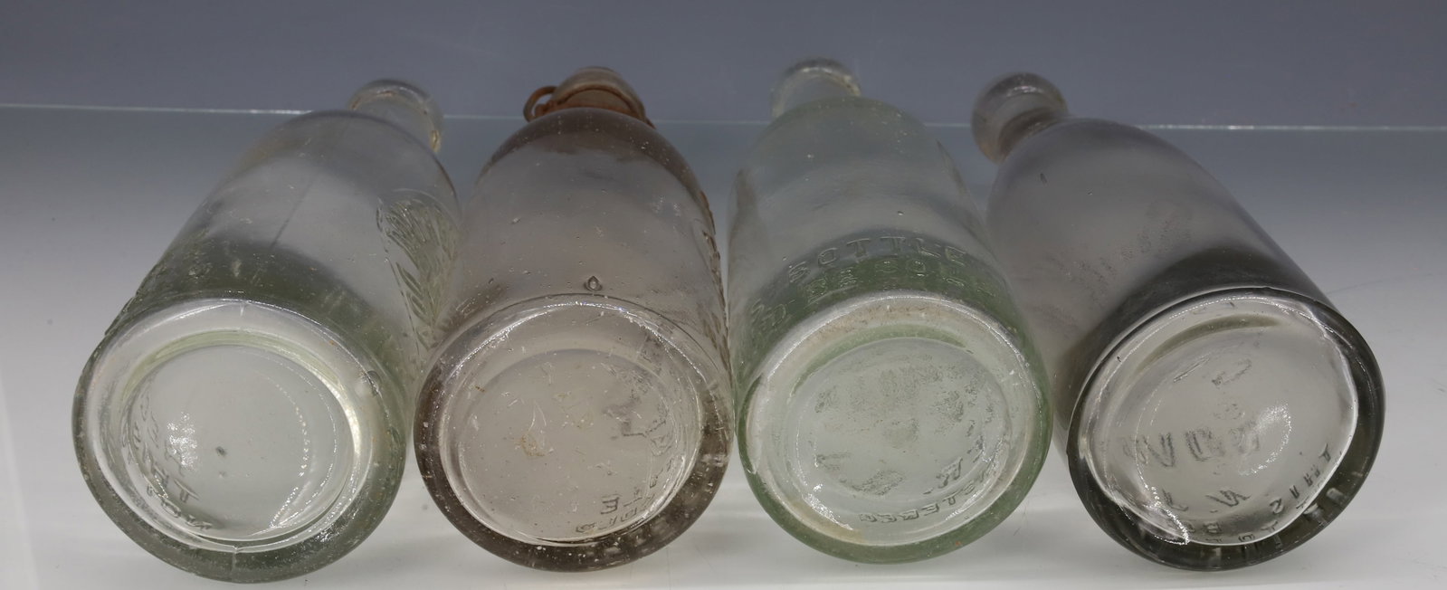 (4) DOVER, NJ BOTTLES - 4