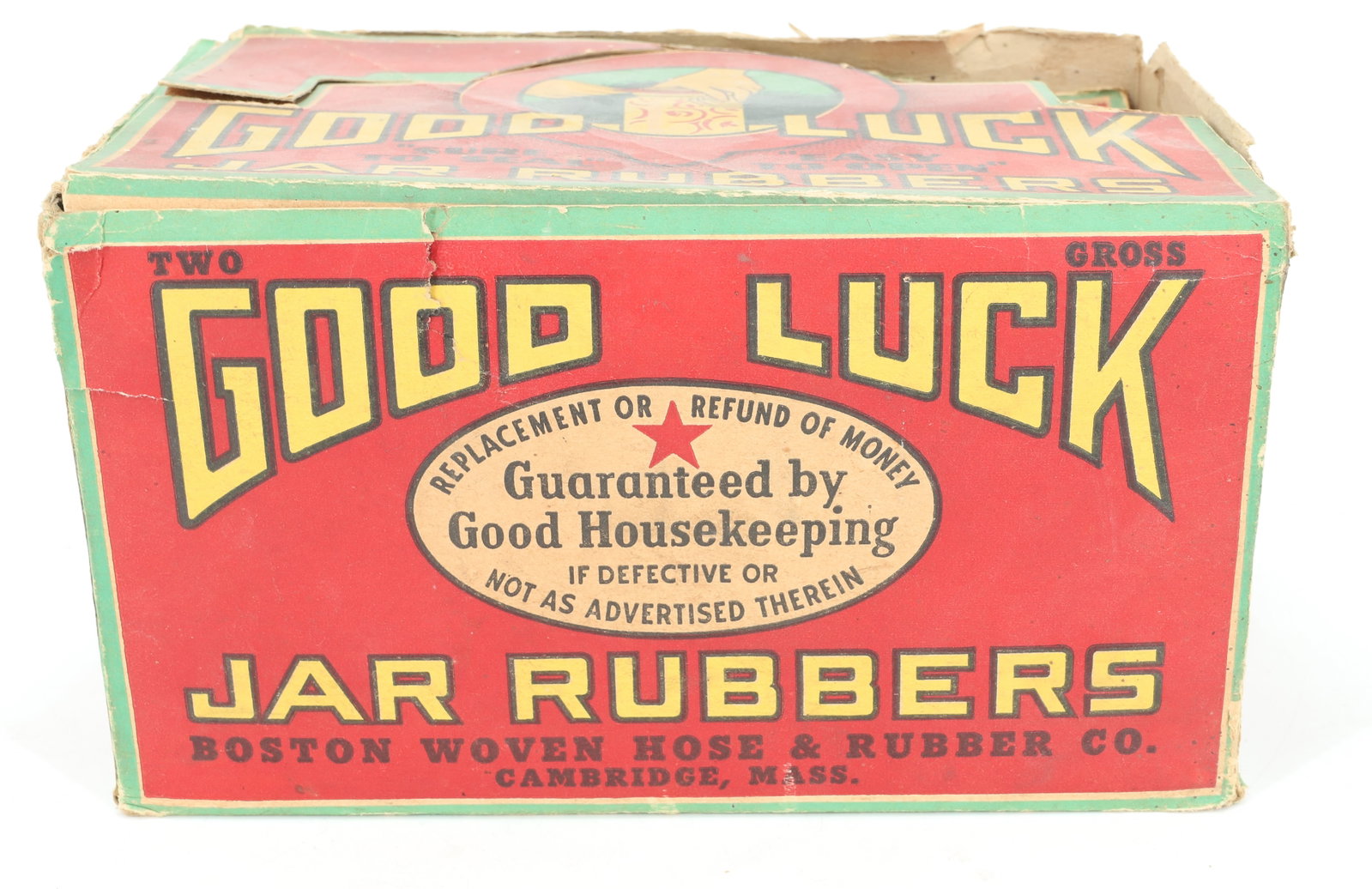 CASE OF GOOD LUCK JAR RUBBERS: (20) INDIVIDUAL BOXES IN ORIGINAL LARGE BOX - NEW OLD STOCK PLEASE READ CAREFULLY - ITEMS MUST BE PAID FOR THROUGH LIVE AUCTIONEERS OR WITH CASH OR CHECK IN PERSON - Terms for Purchasing and Shipping