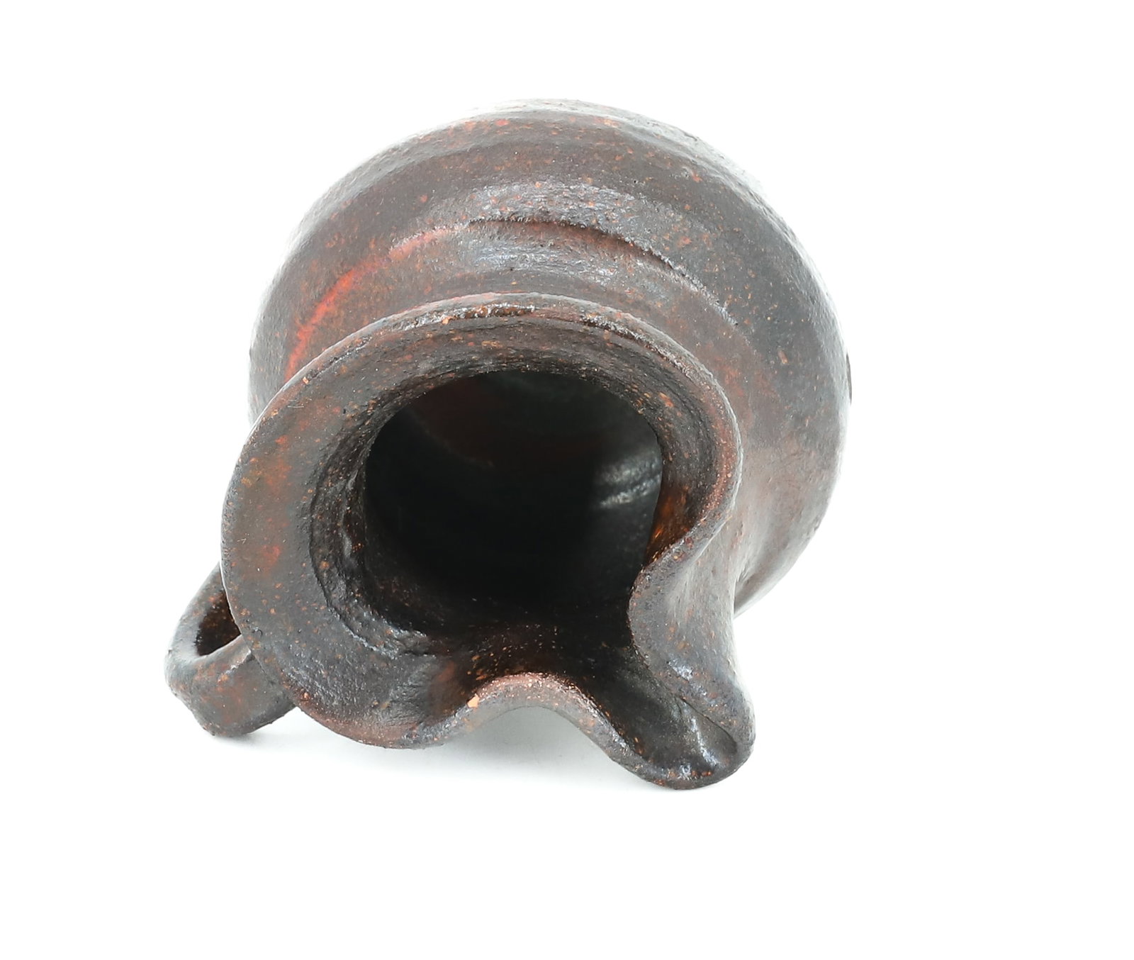 MINIATURE REDWARE PITCHER - 4