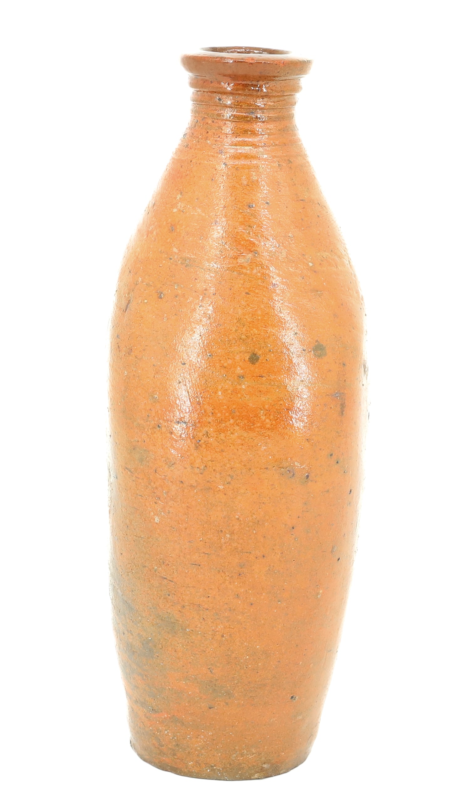 GLAZED STONEWARE BOTTLE - 4