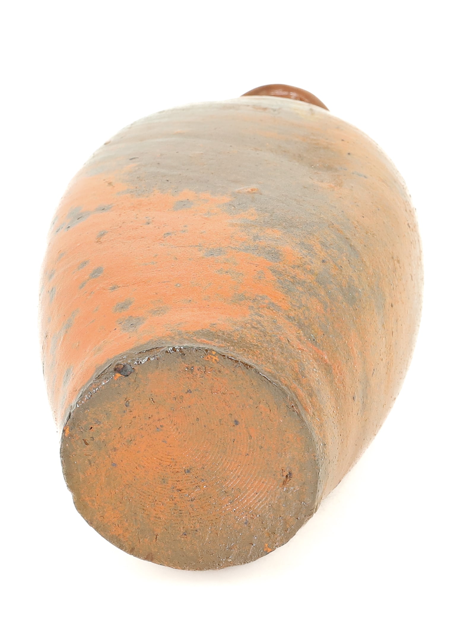 GLAZED STONEWARE BOTTLE - 6