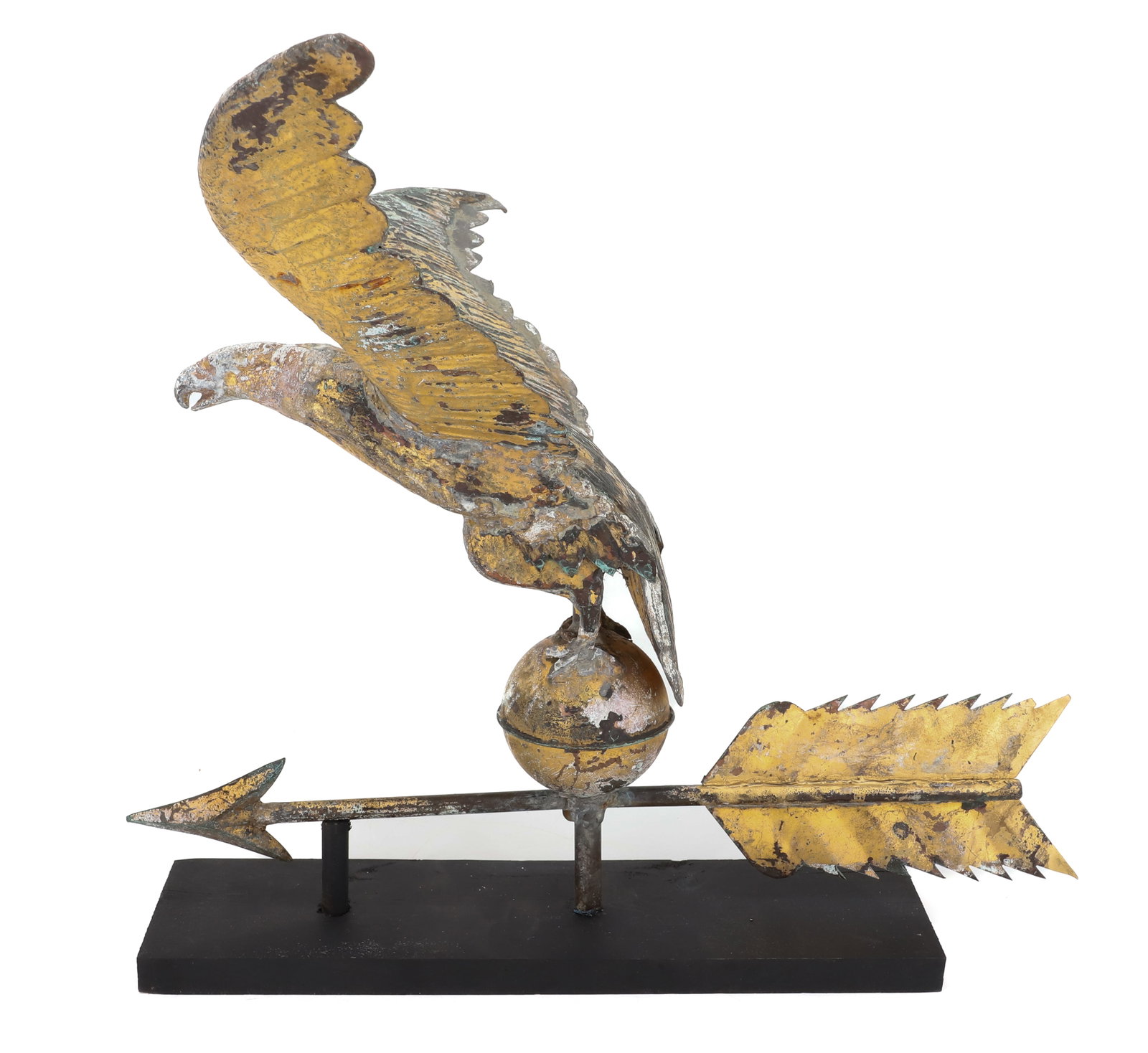 GILT COPPER EAGLE WEATHERVANE - 3