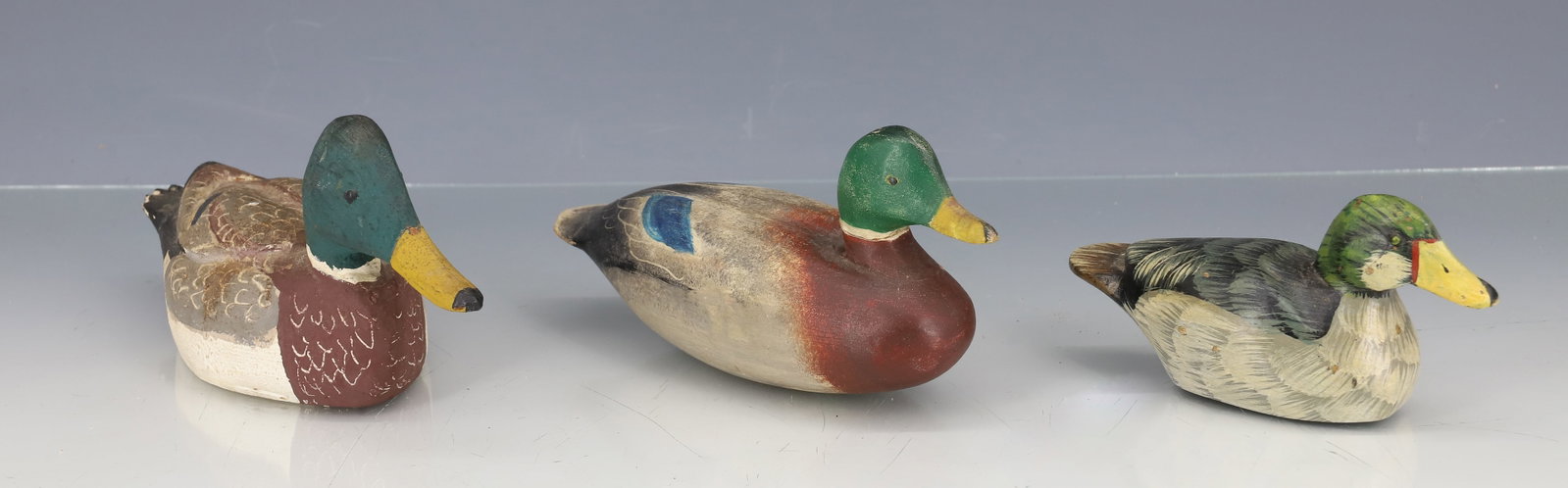 (3) MINIATURE DUCK DECOYS (1 of 3)