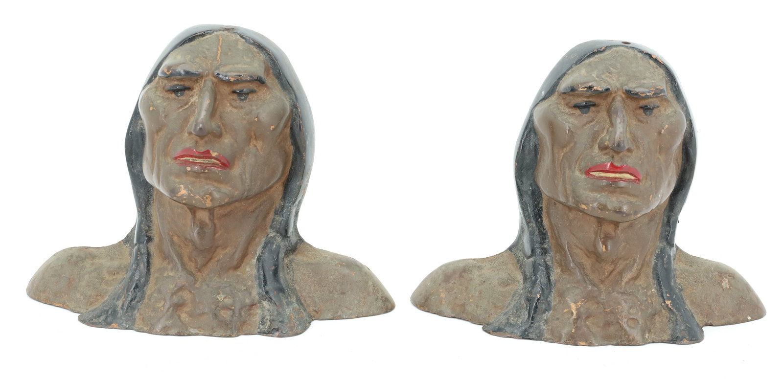 PAIR OF CAST IRON BOOKENDS (1 of 5)