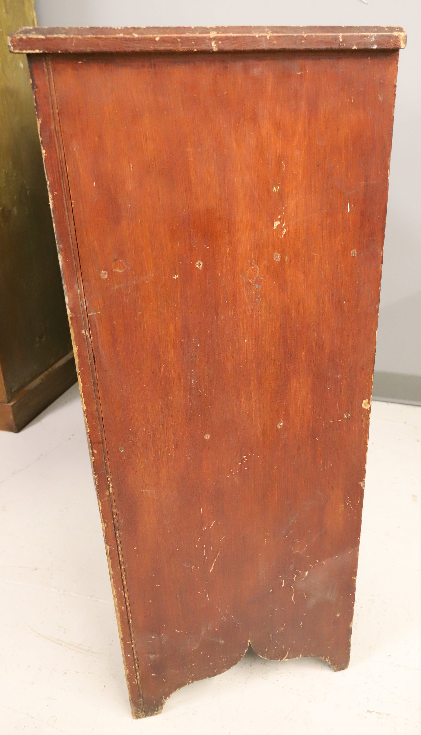 PAINTED TWO DOOR JAM CUPBOARD - 6