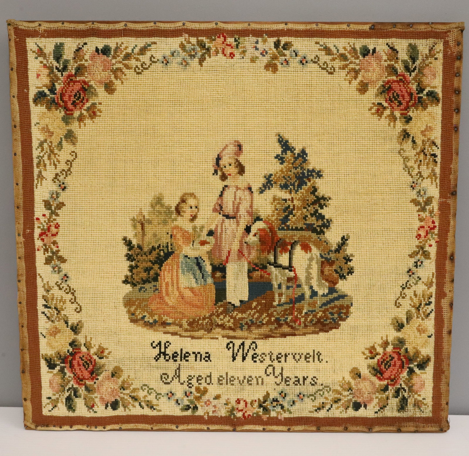 ANTIQUE NEEDLE POINT - 2