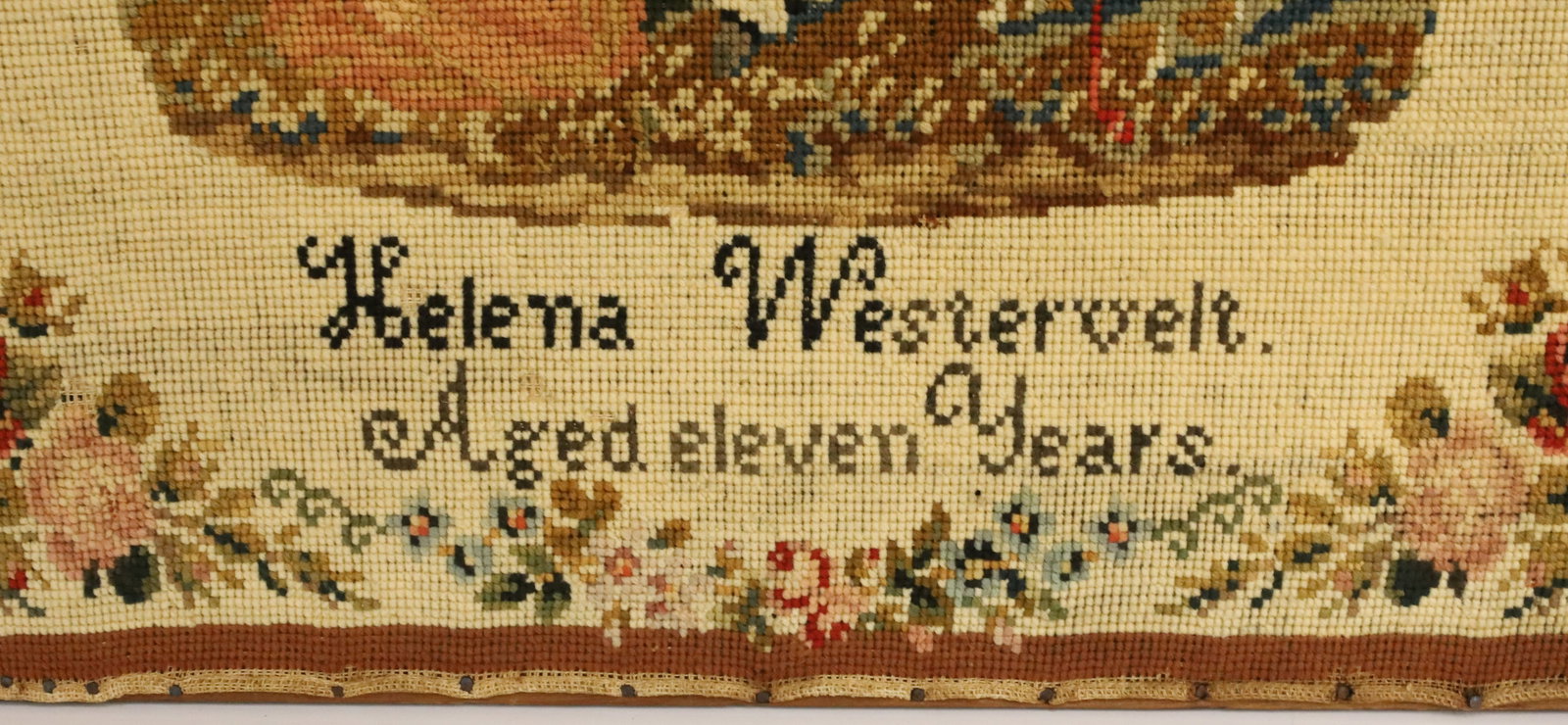 ANTIQUE NEEDLE POINT - 3