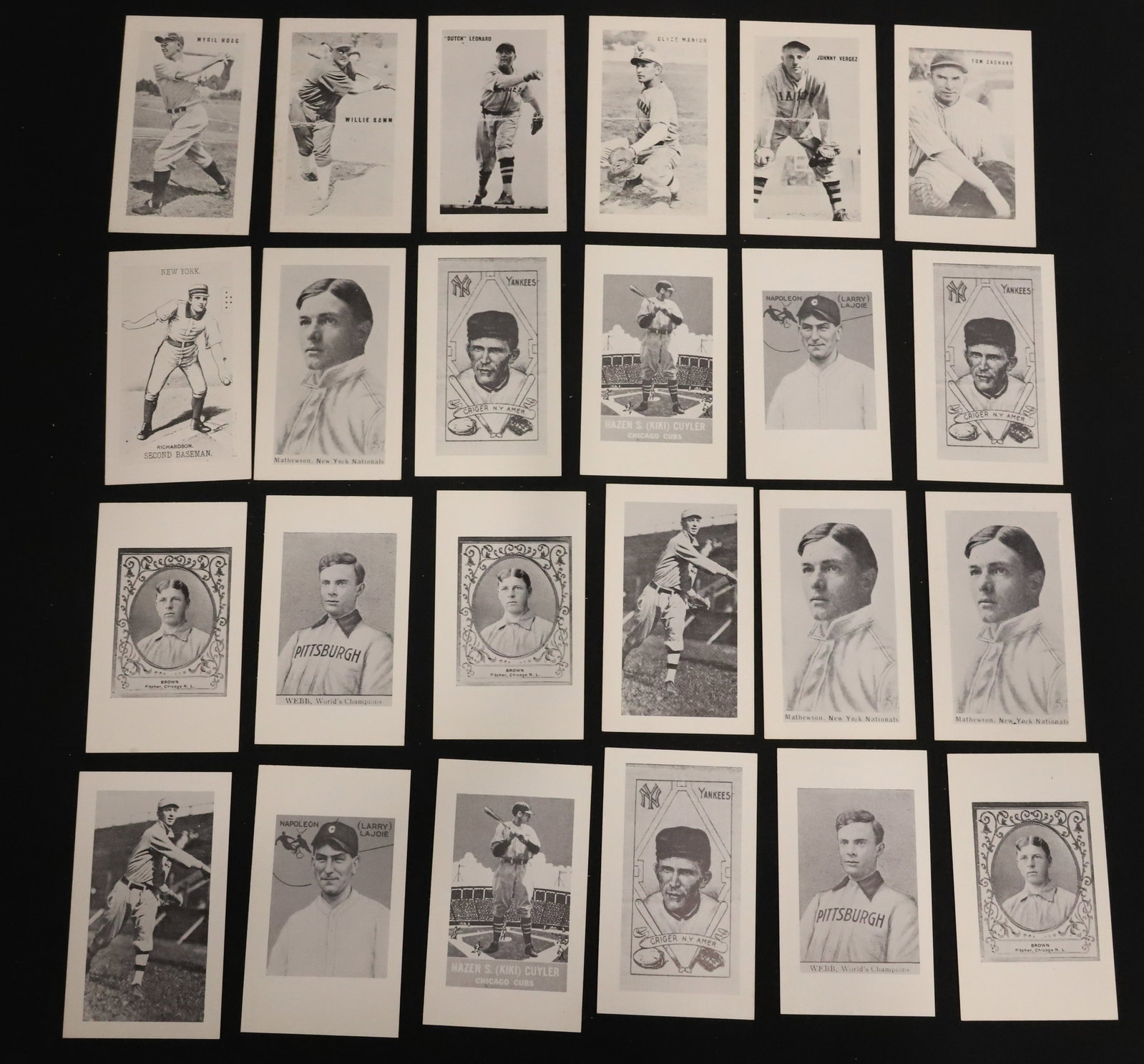 FRANK NAGY SPORT HOBBYIST CARDS, BASEBALL (1 of 6)