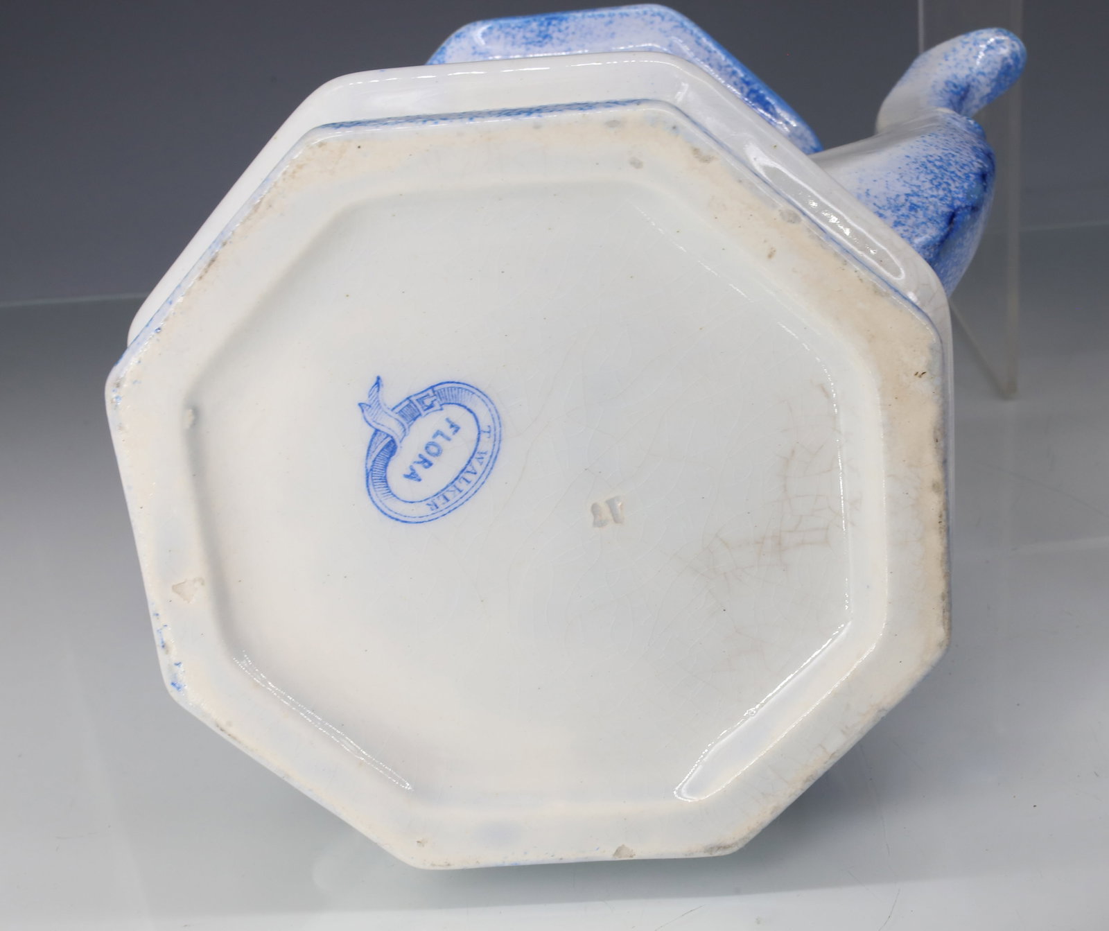 TRANSFERWARE TEAPOT AND REDWARE POTTERY - 7