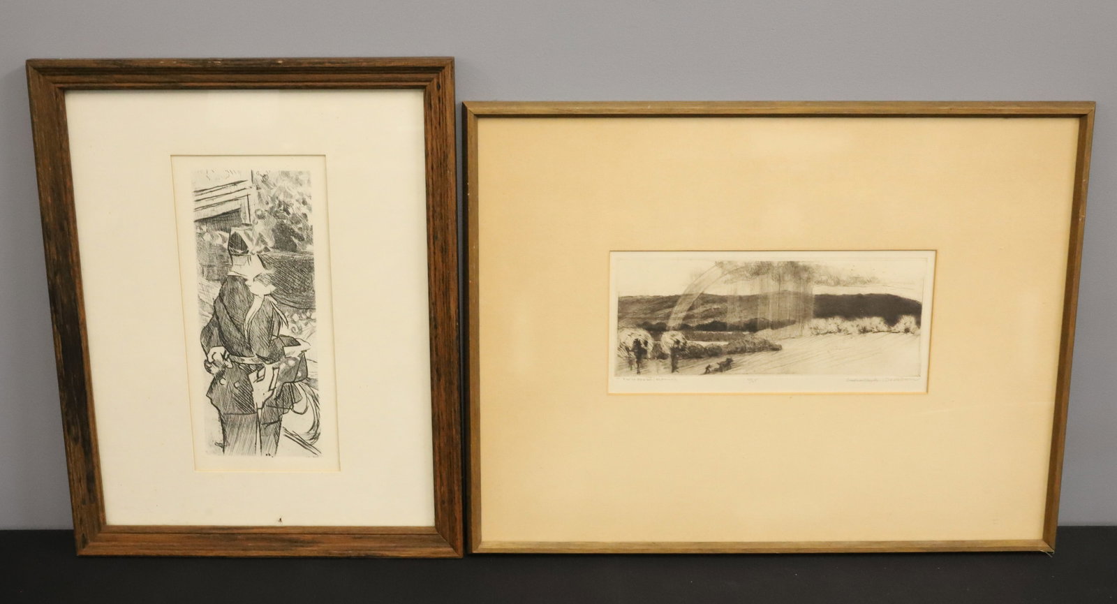 VINTAGE FRAMED ENGRAVING AND ETCHING (1 of 7)