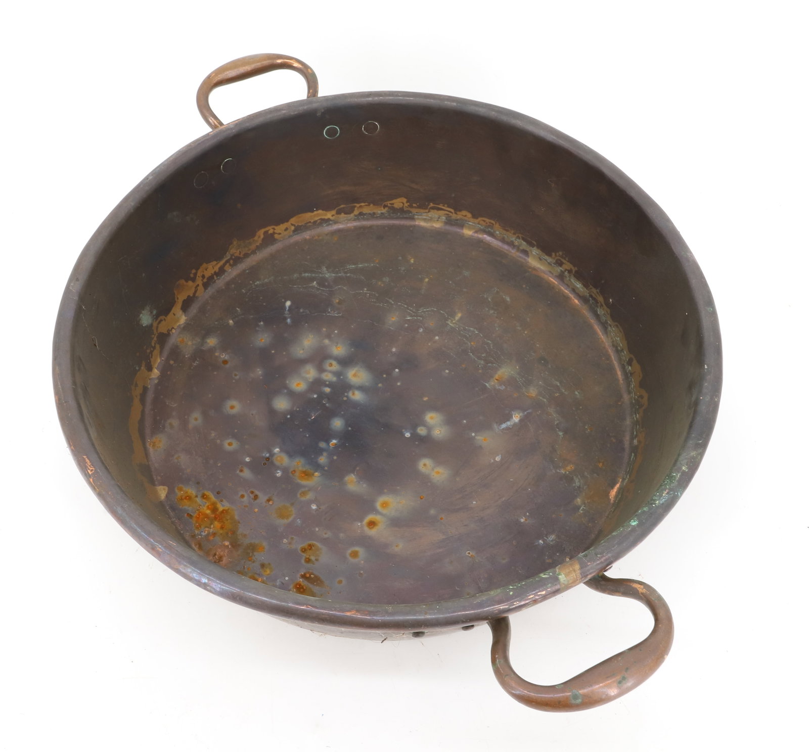 BRASS TWO-HANDLED POT - 4