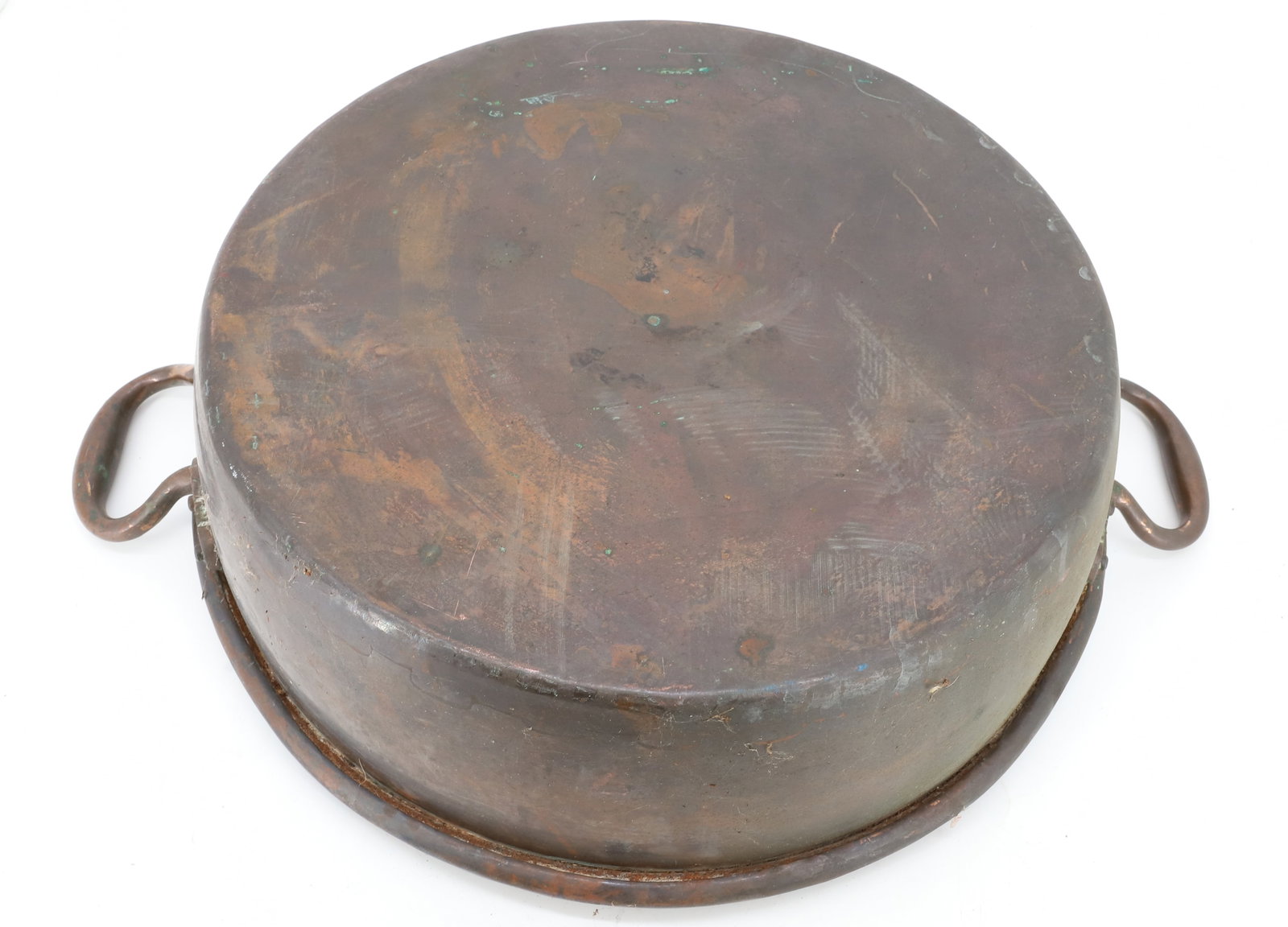 BRASS TWO-HANDLED POT - 6