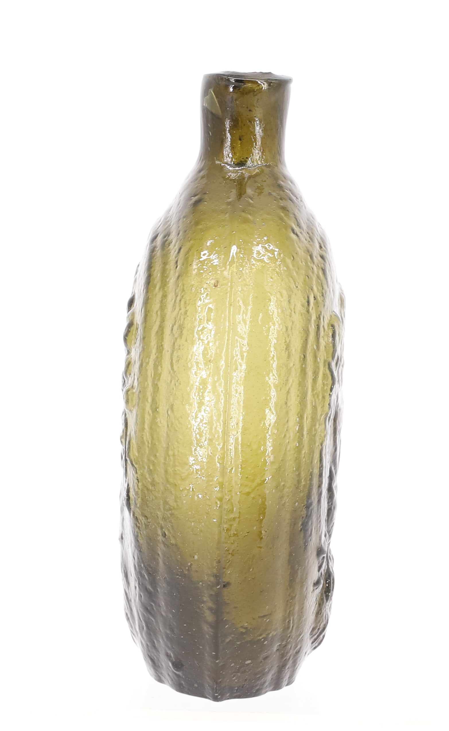 OLIVE YELLOW EAGLE / CORNUCOPIA FLASK - 4