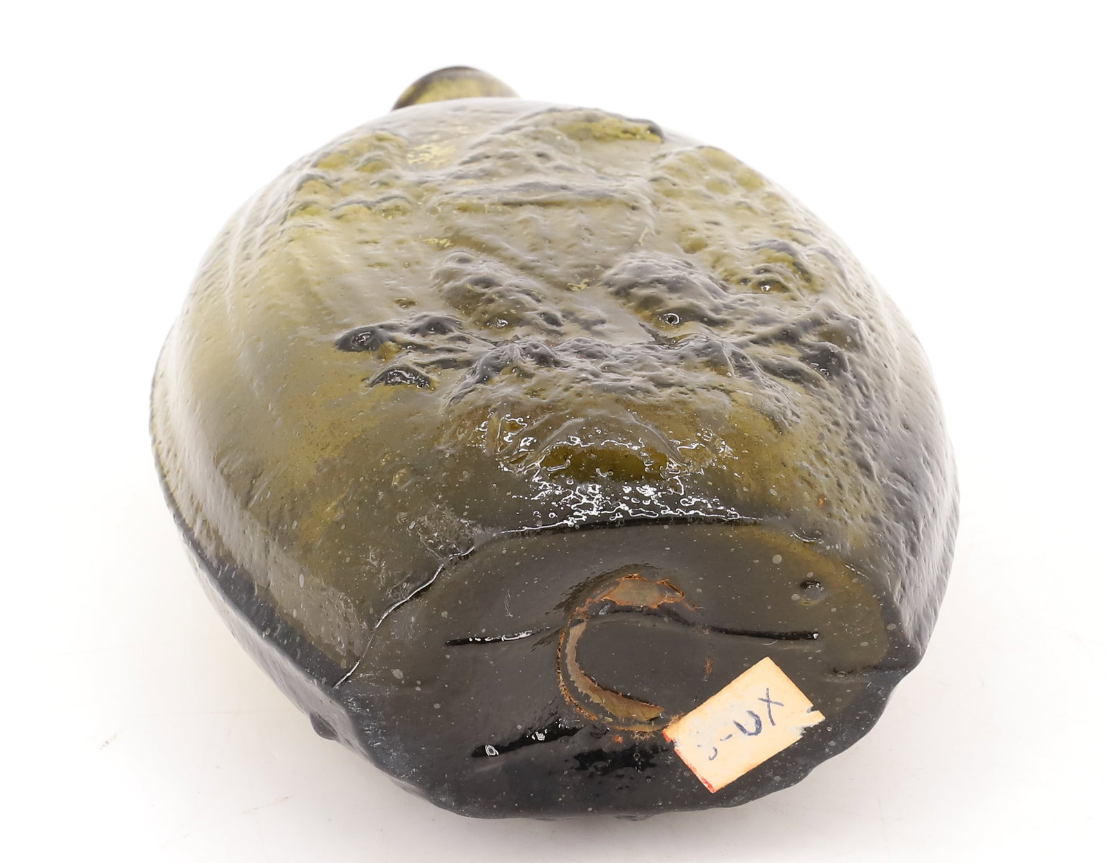OLIVE YELLOW EAGLE / CORNUCOPIA FLASK - 7