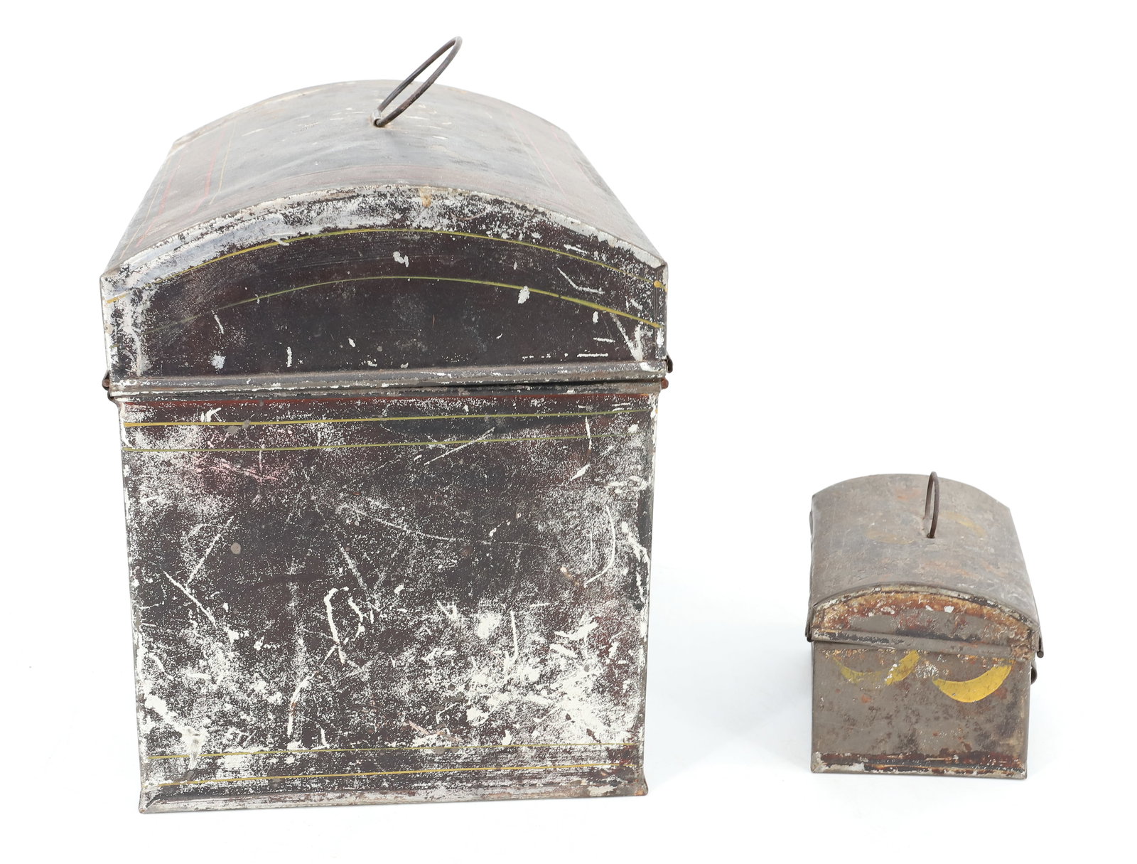 (2) TIN TOLEWARE BOXES - 2