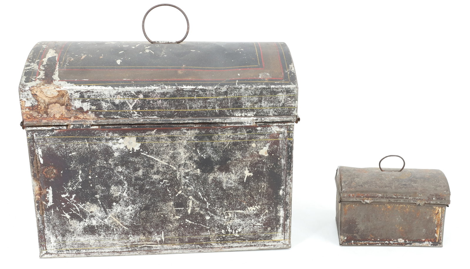 (2) TIN TOLEWARE BOXES - 3