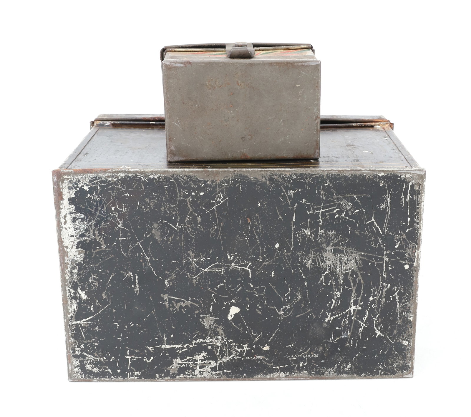 (2) TIN TOLEWARE BOXES - 6