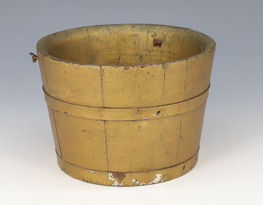 PETITE PAINTED WOODEN BUCKET (1 of 6)
