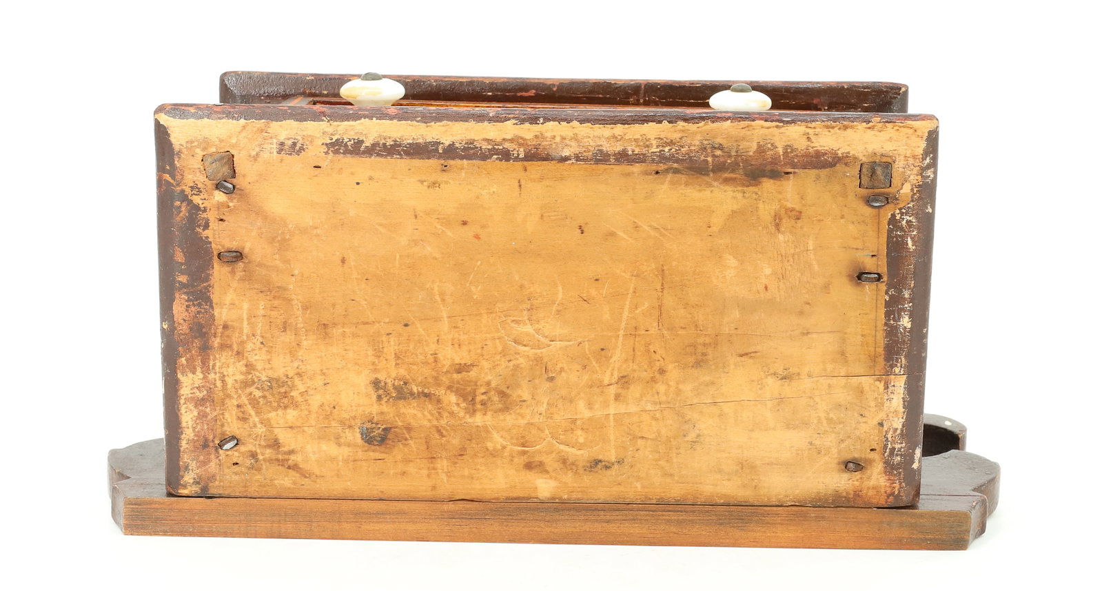 PAINTED WALL BOX W/ DRAWER - 5