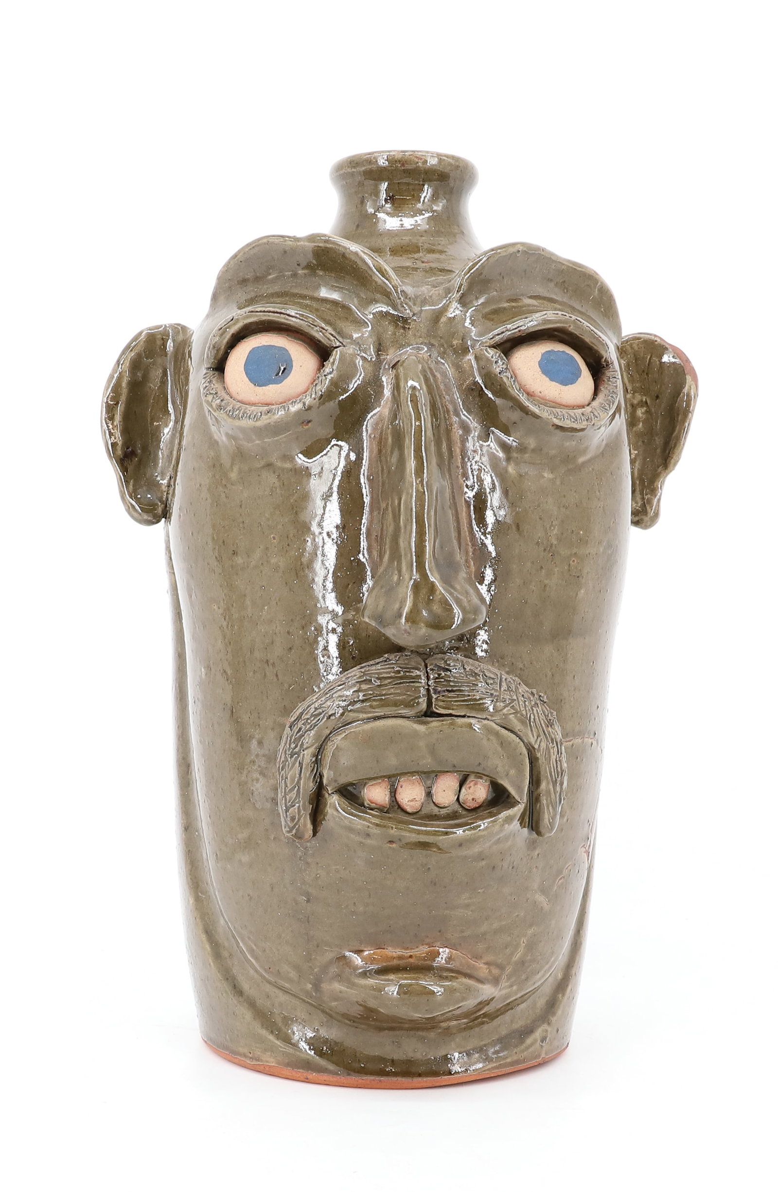 WILFORD DEAN POTTERY FACE JUG (1 of 6)