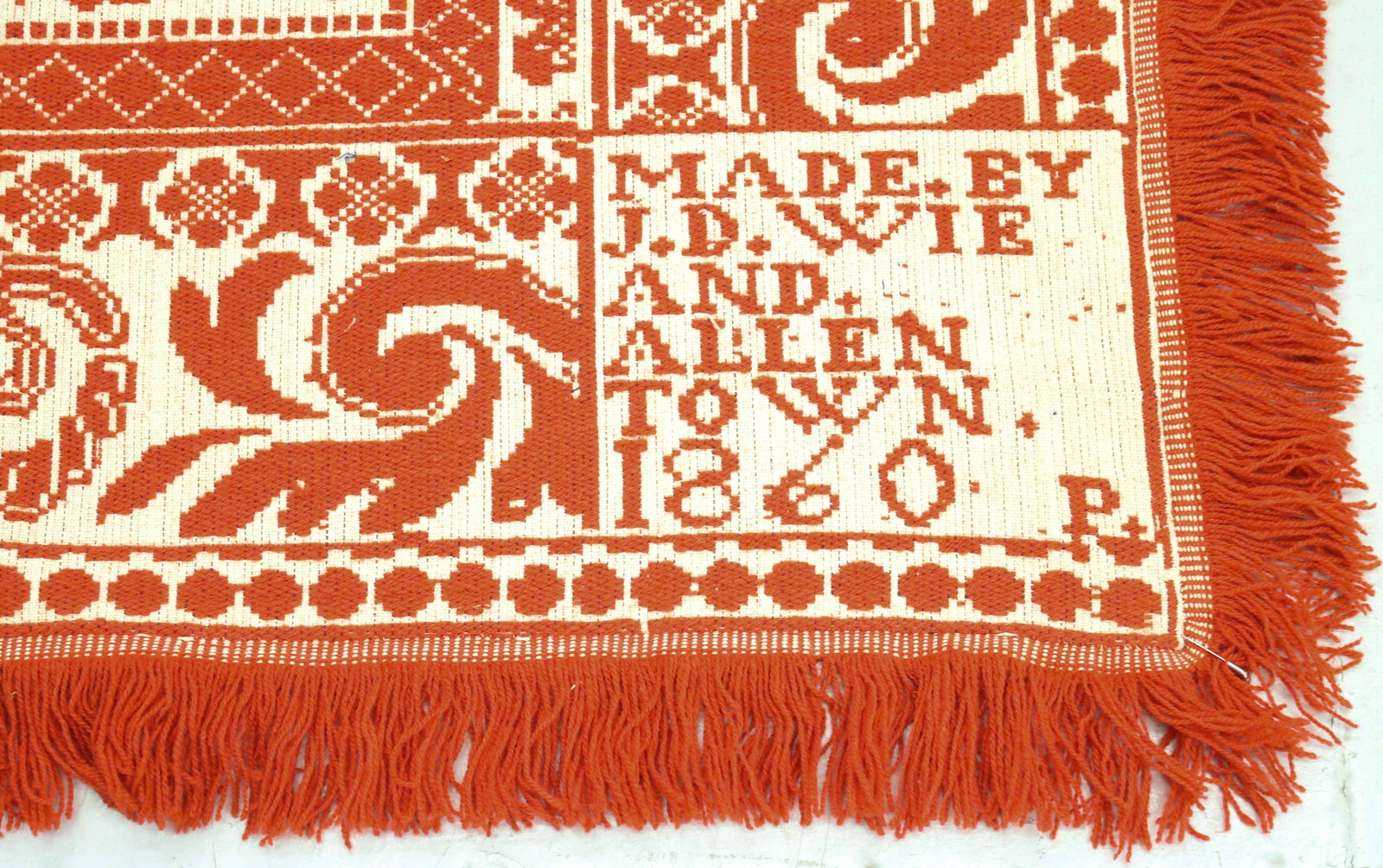 19TH C. ALLENTOWN, PA COVERLET (1 of 6)