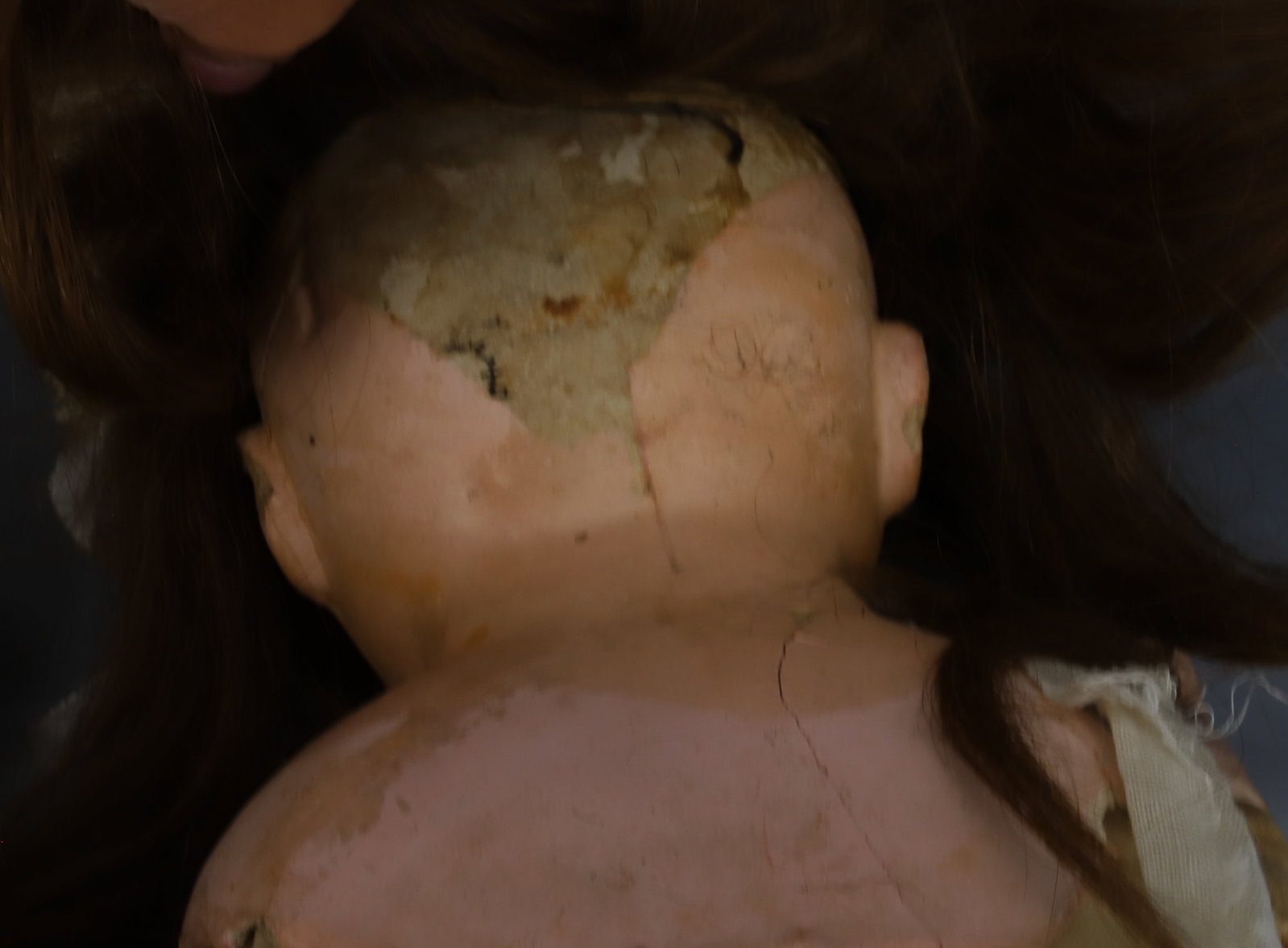 (2) ANTIQUE COMPOSITION / BISQUE DOLLS - 6