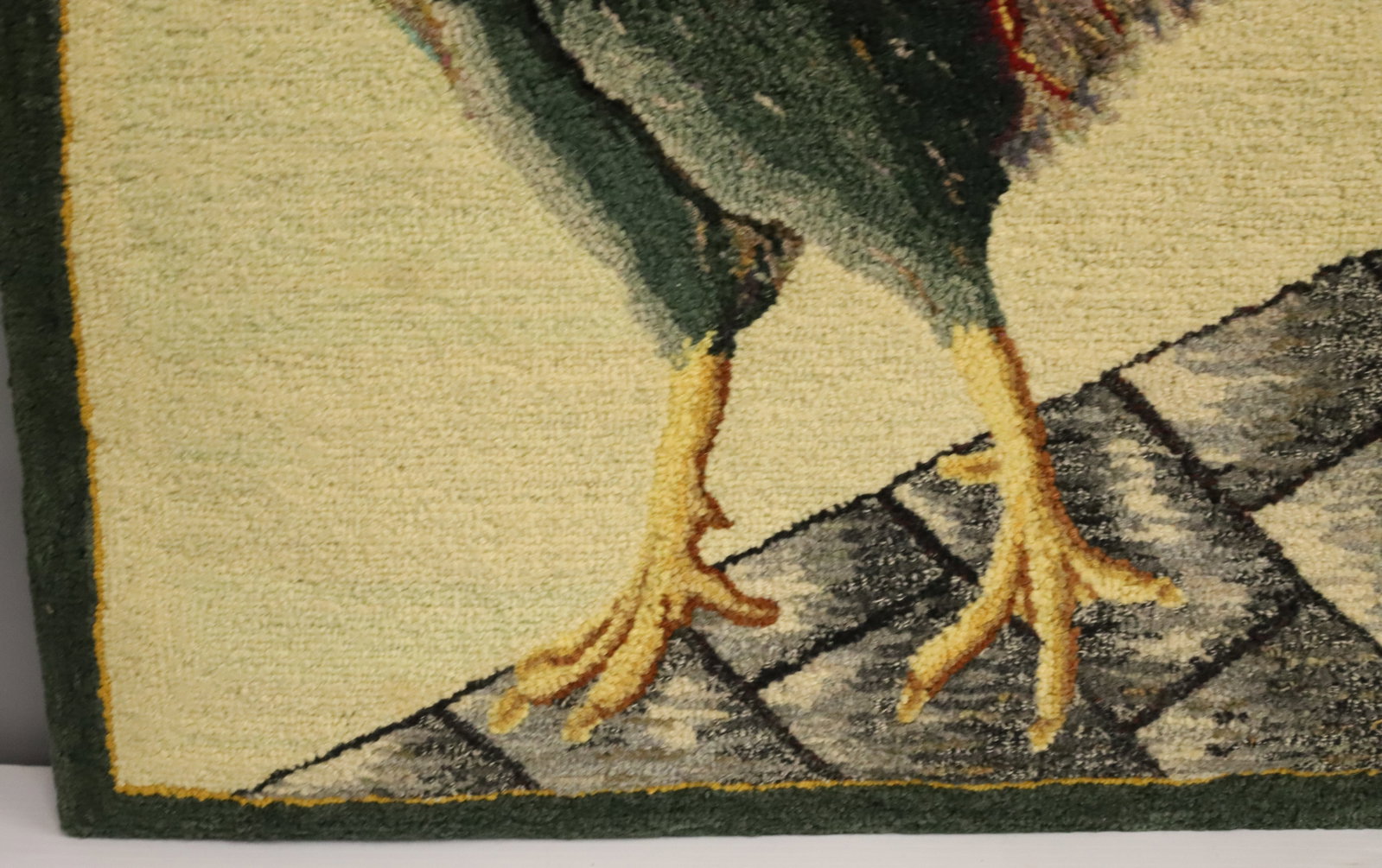 VINTAGE ROOSTER HOOKING - 5