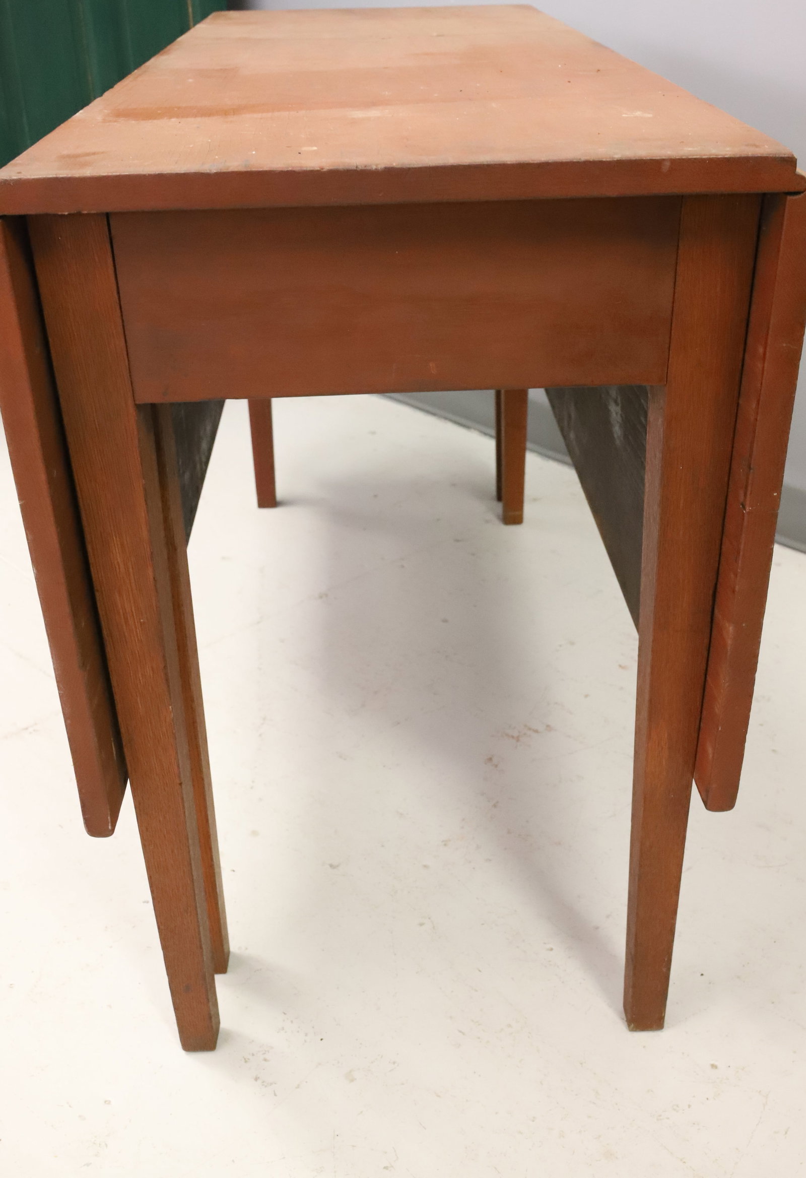 19TH C. PAINTED GATELEG TABLE - 4