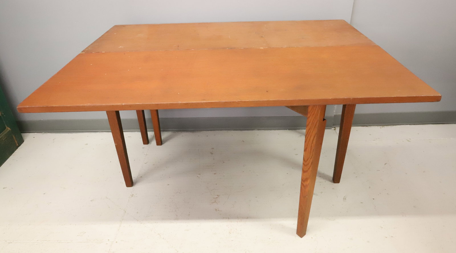 19TH C. PAINTED GATELEG TABLE - 6