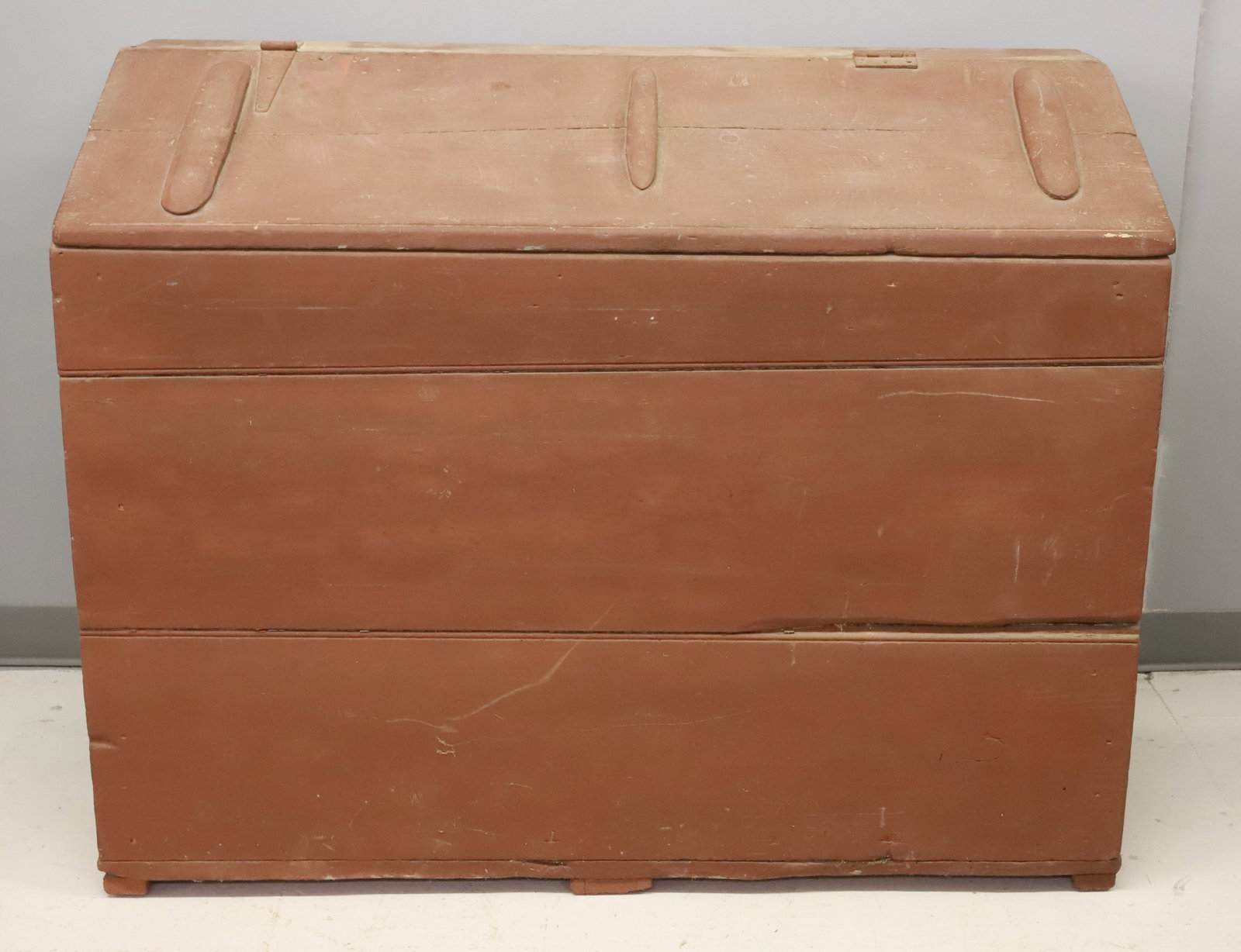 RED PAINTED COUNTRY FEED BIN (1 of 6)